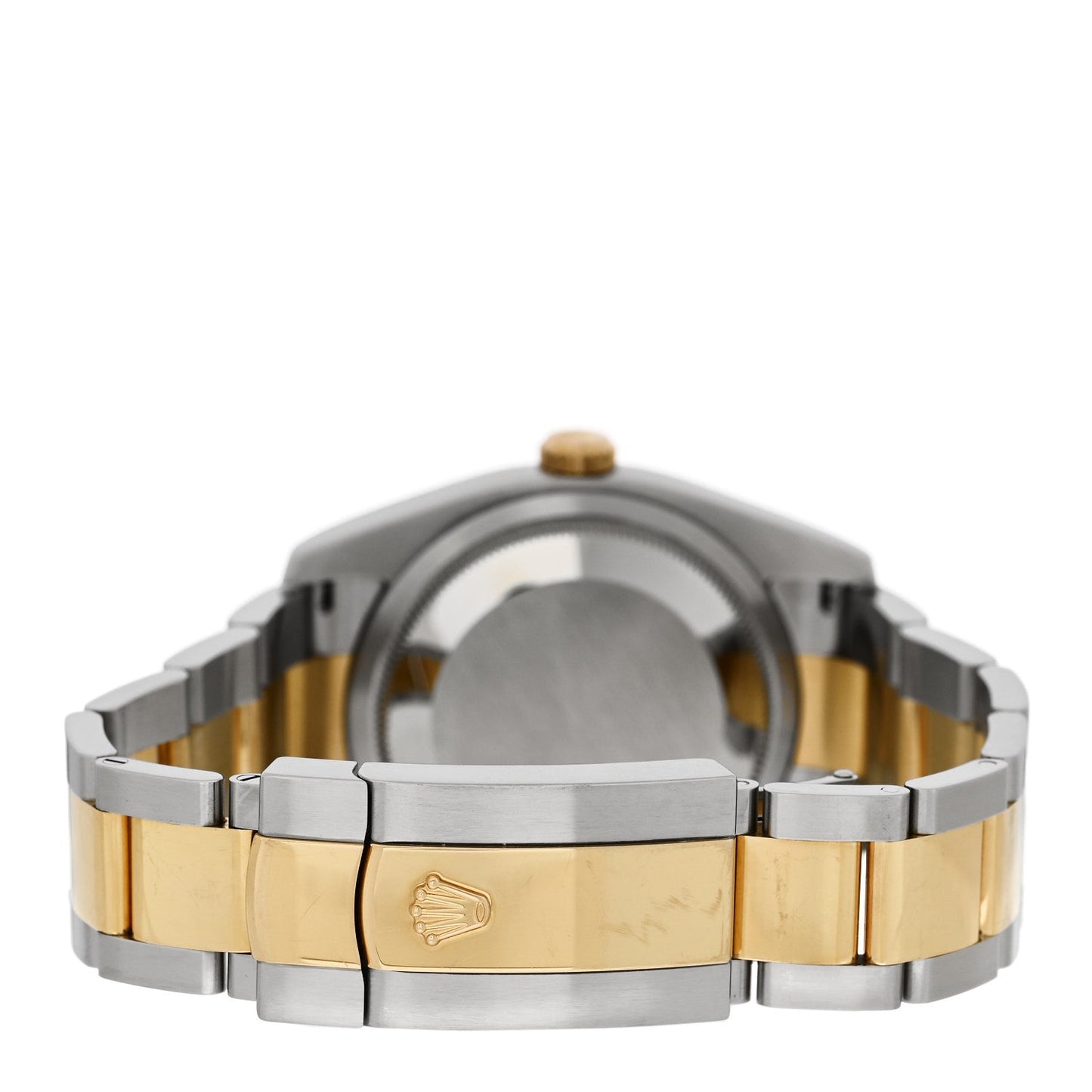 Stainless Steel 18K Yellow Gold 36mm Oyster Perpetual Datejust Watch Silver 116203