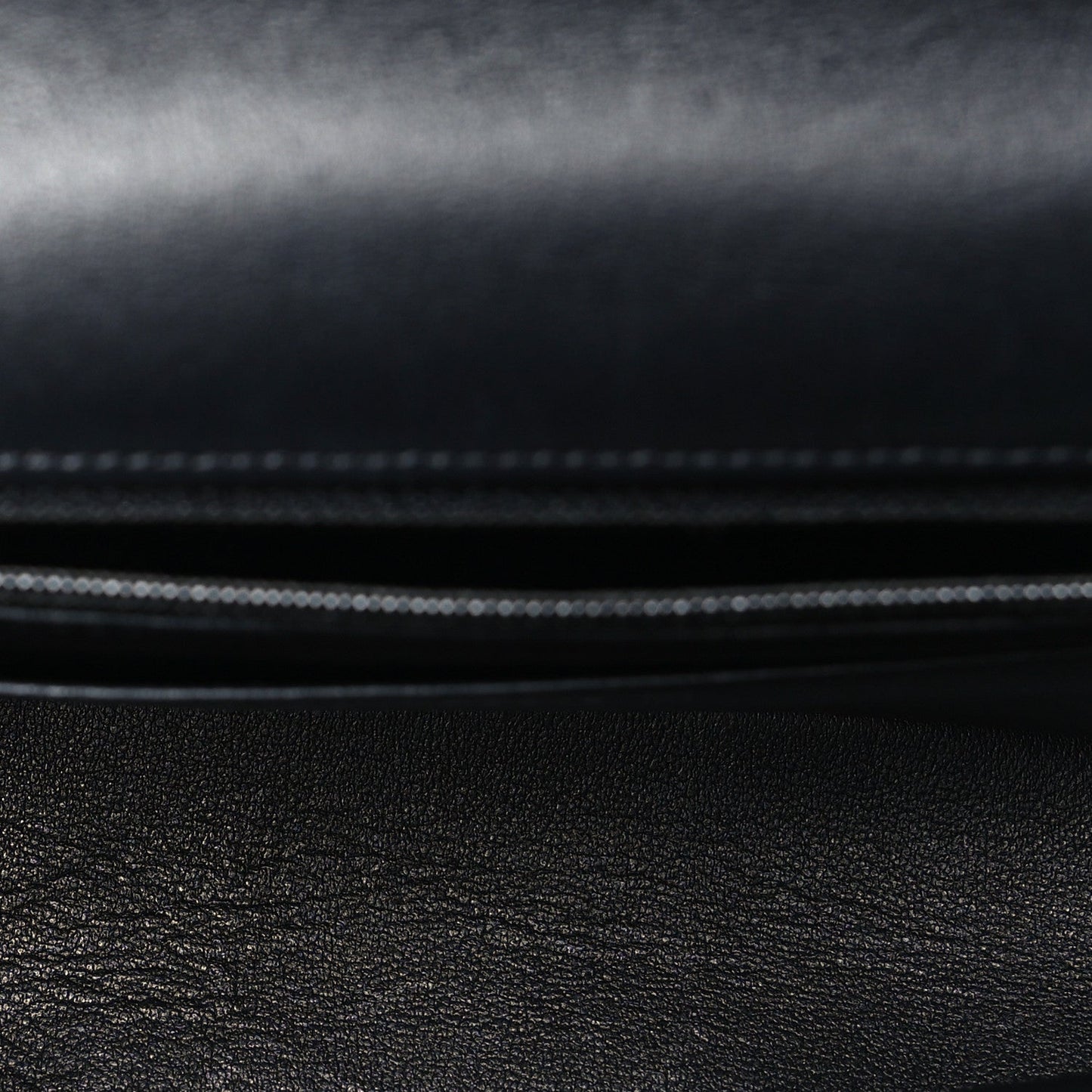 Lambskin Quilted Mini Rectangular Flap Black