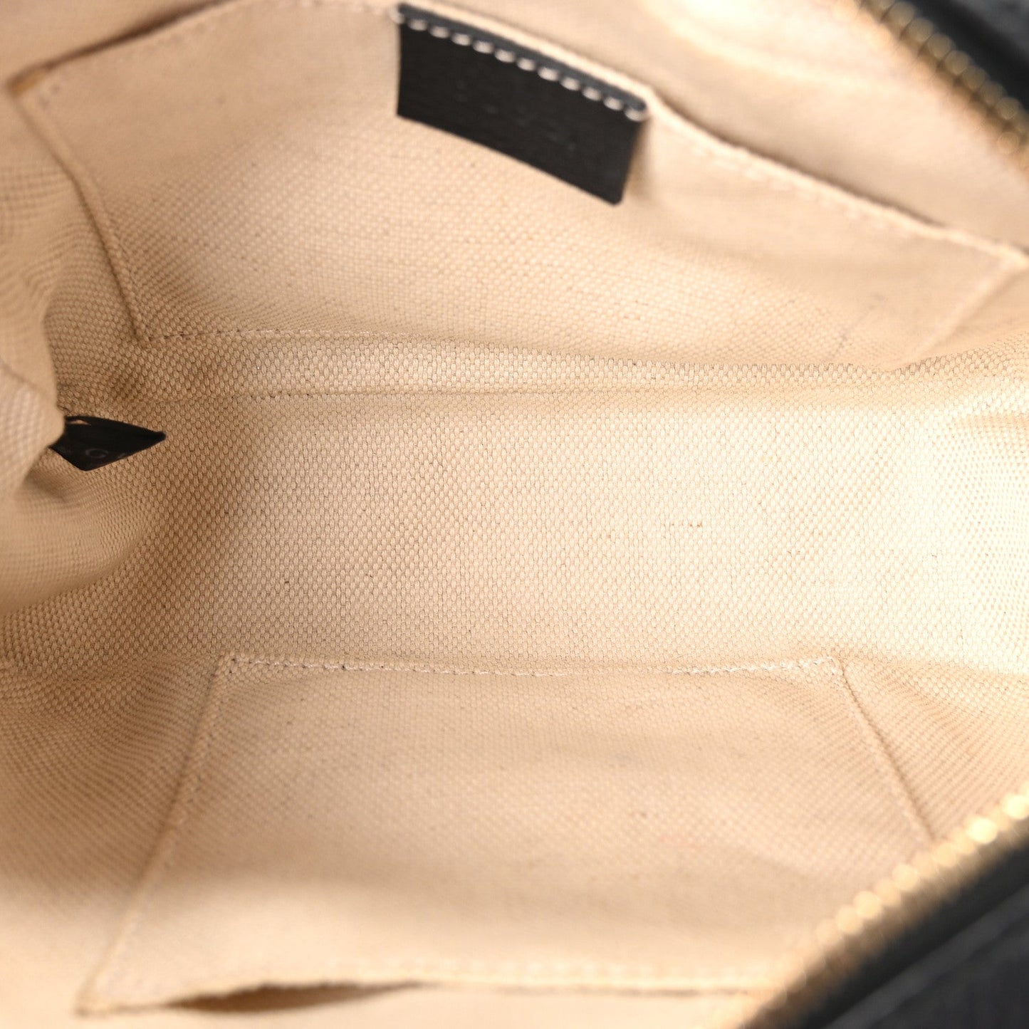 Pebbled Calfskin Small Soho Disco Bag Black