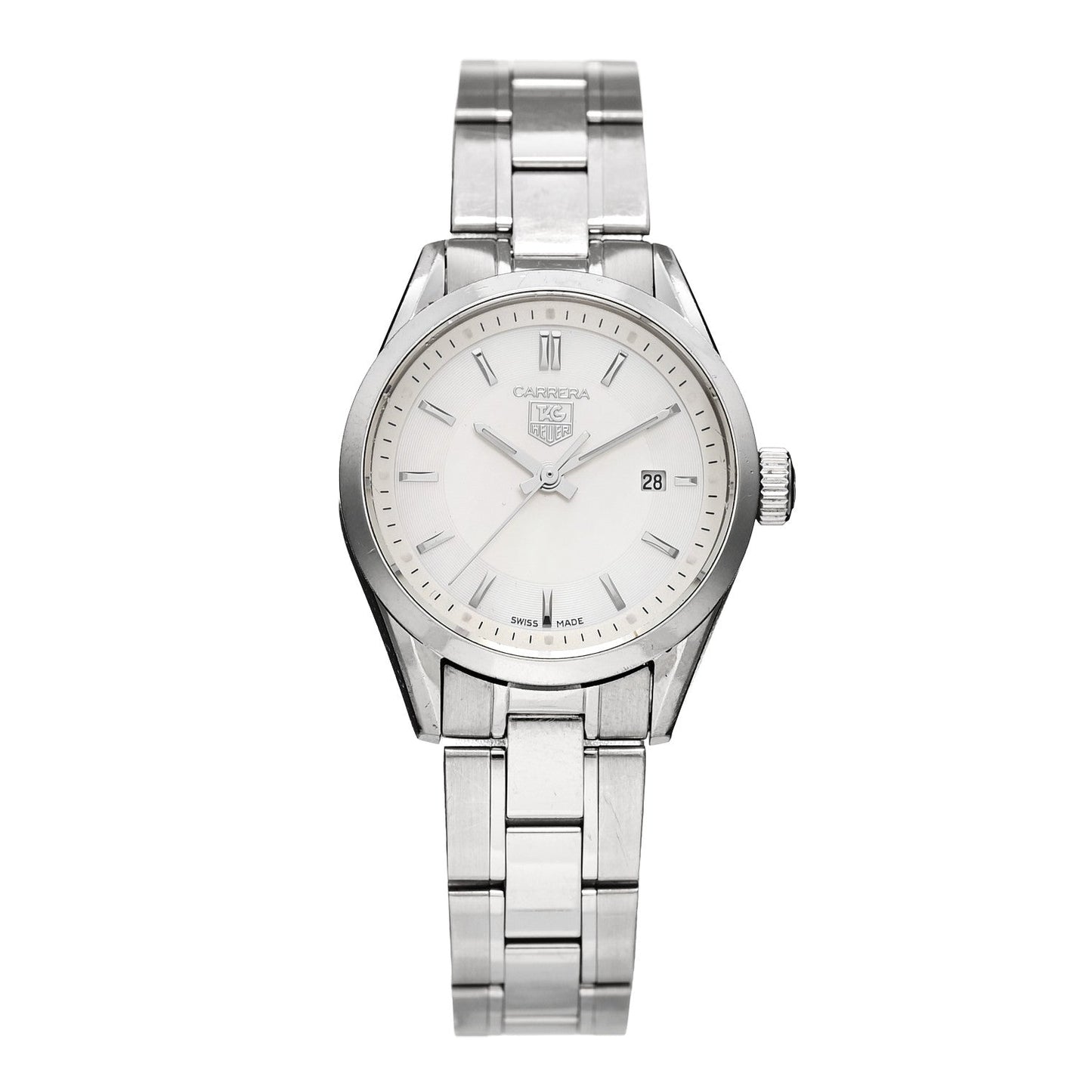 Stainless Steel Mother of Pearl 28mm Carrera Lady Quartz Watch WV1415