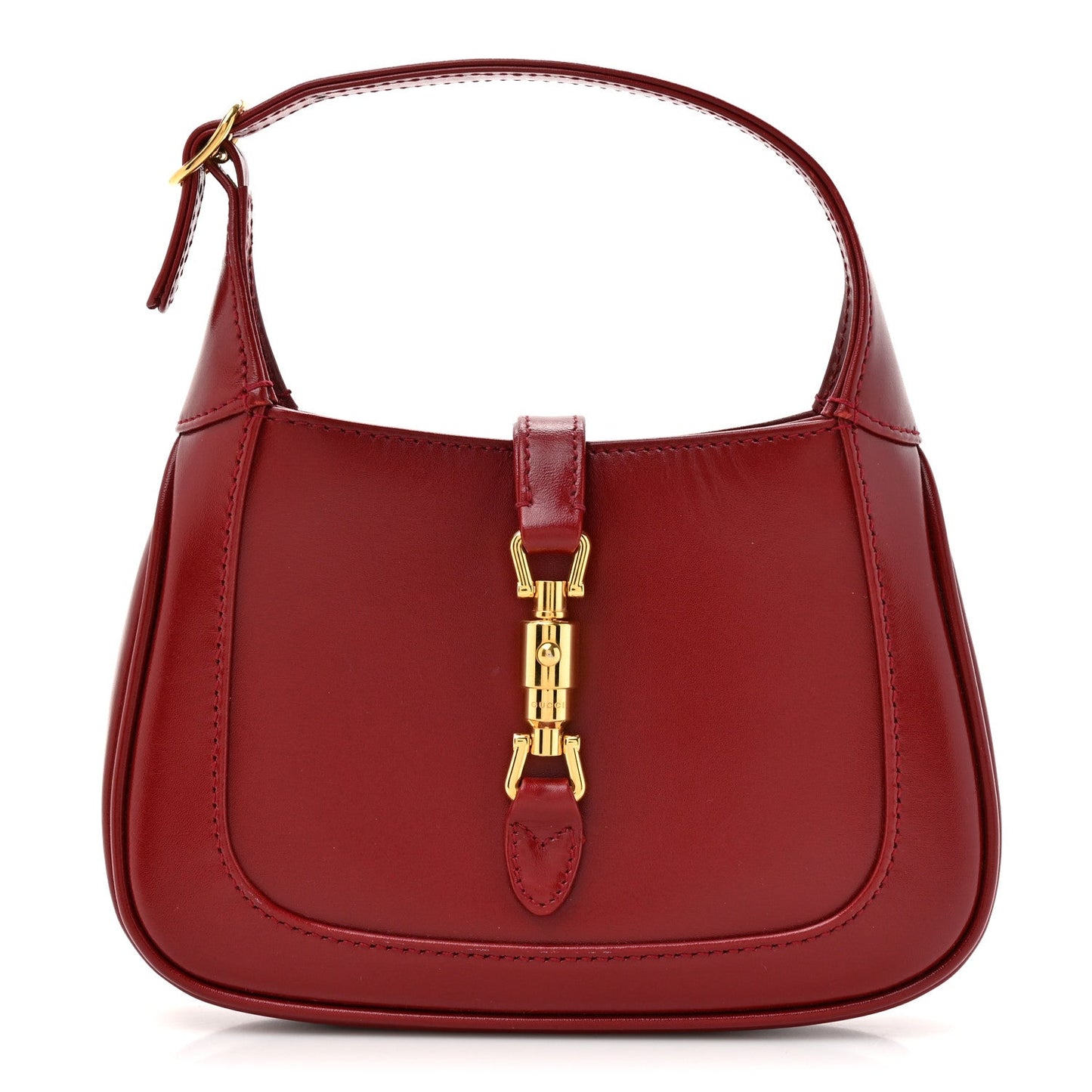 Boarded Dyana Lux Calfskin Mini Jackie 1961 Hobo New Cherry Red