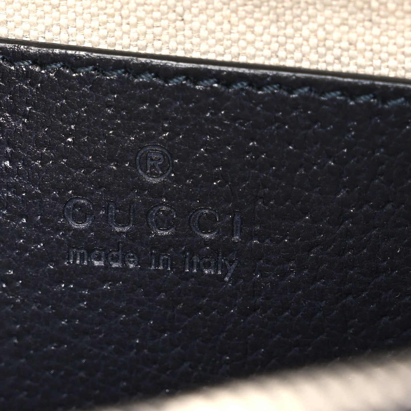 GG Supreme Monogram Textured Dollar Calfskin Web Small Ophidia Dome Shoulder Bag Beige Blue