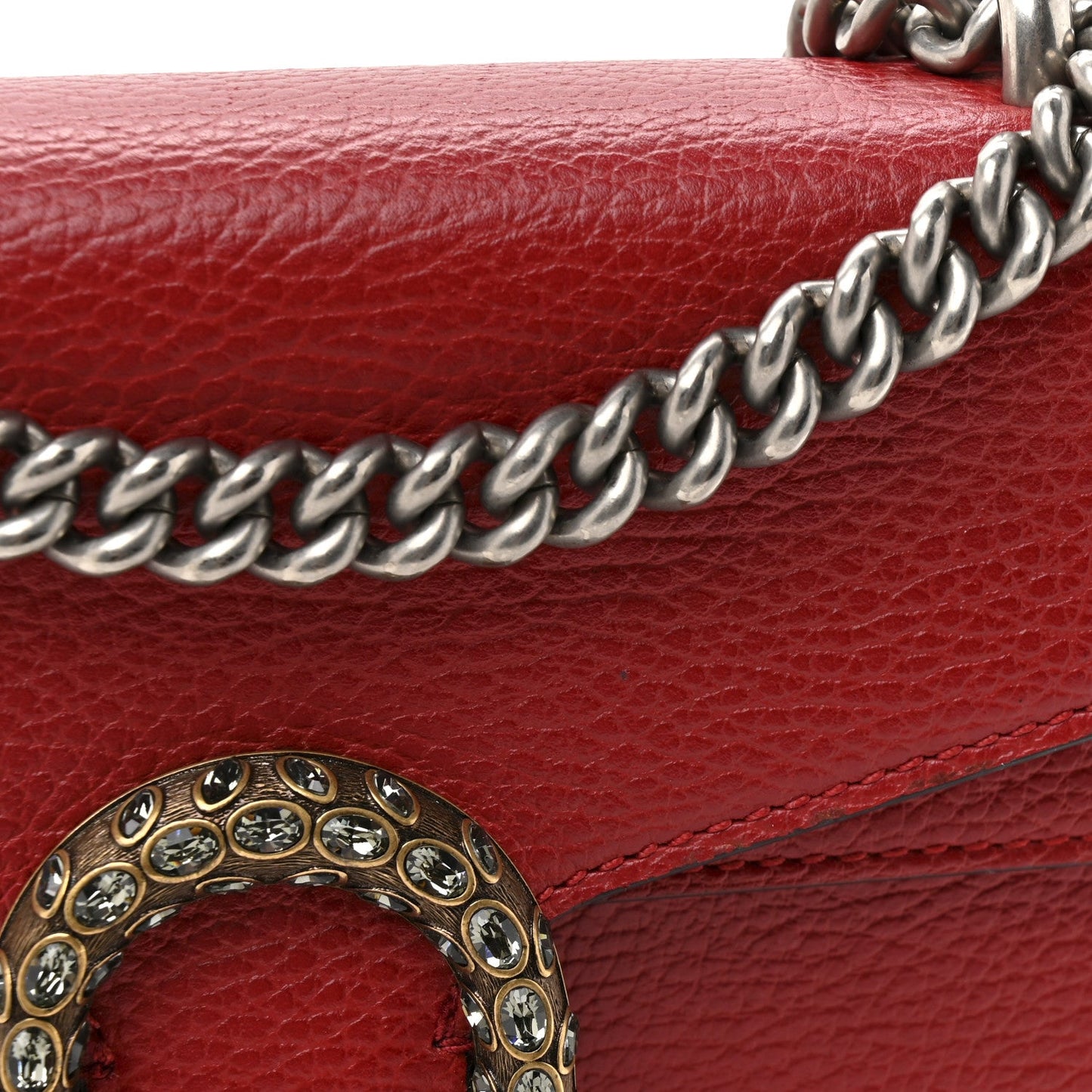 Calfskin Mini Dionysus Shoulder Bag Hibiscus Red
