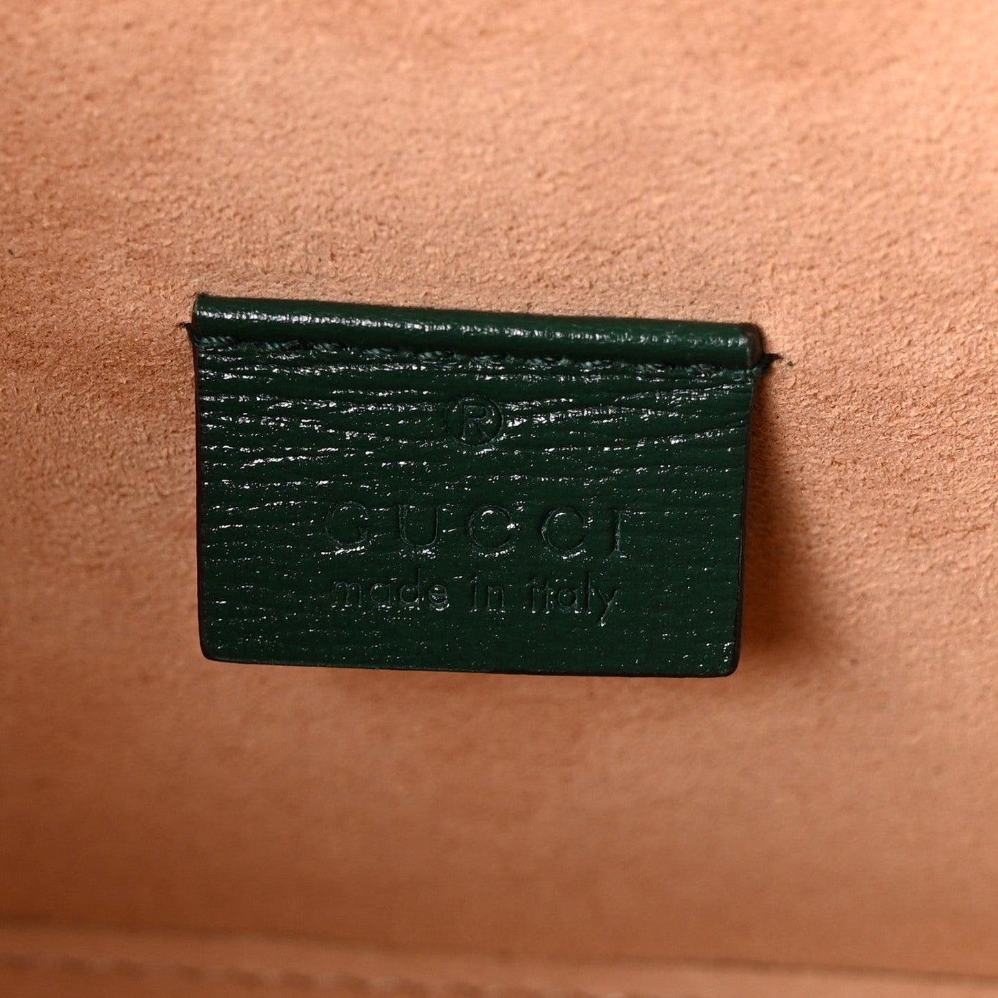 Azalea Calfskin Small Padlock Bamboo Shoulder Bag Vintage Green