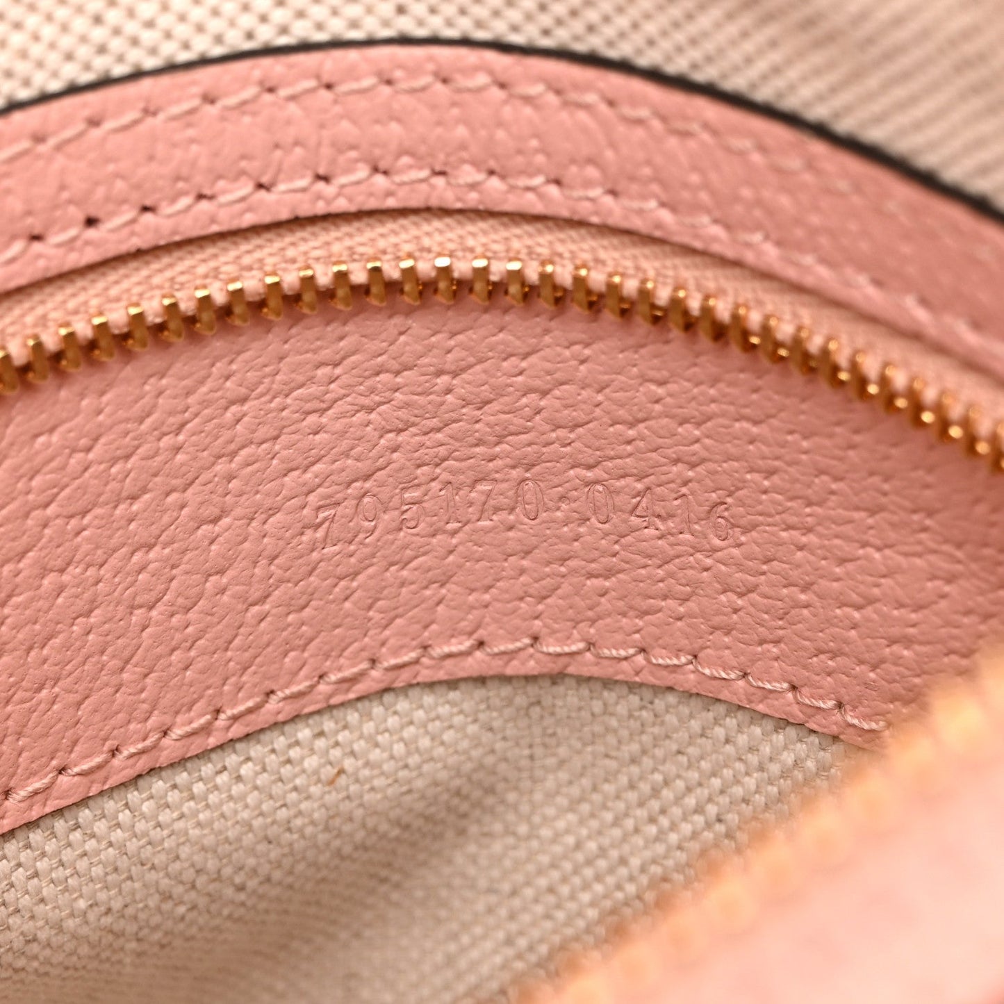GG Supreme Monogram Textured Calfskin Web Super Mini Ophidia Shoulder Bag Pink