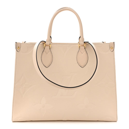 Empreinte Monogram Giant Onthego MM Creme