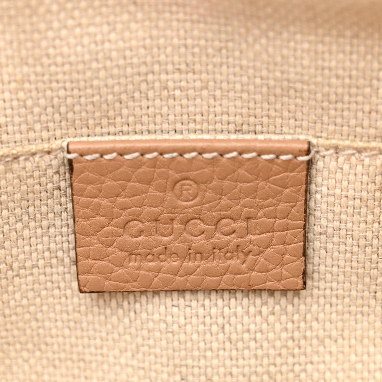 Pebbled Calfskin Small Soho Disco Bag Camelia