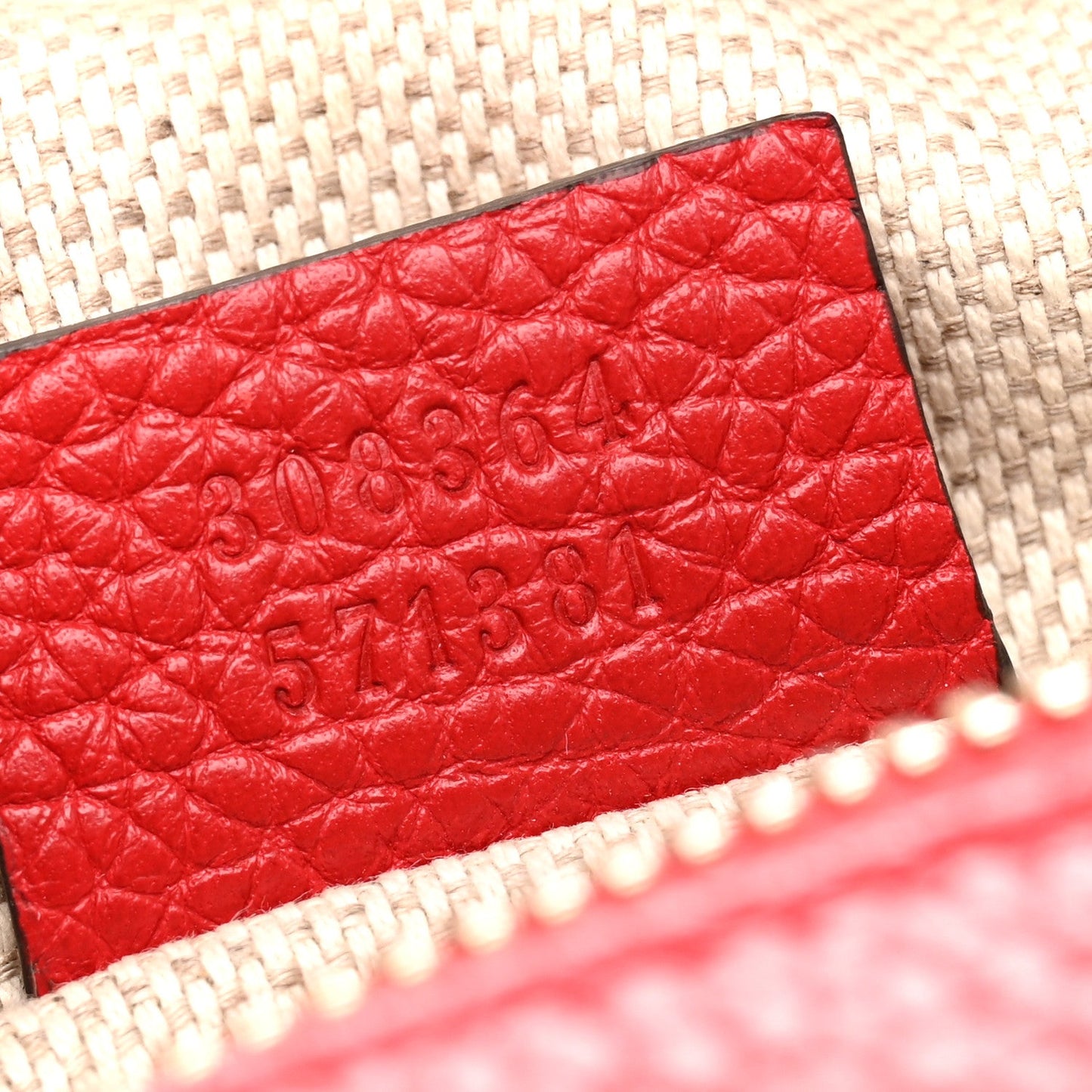 Pebbled Calfskin Small Soho Disco Bag Tabasco Red