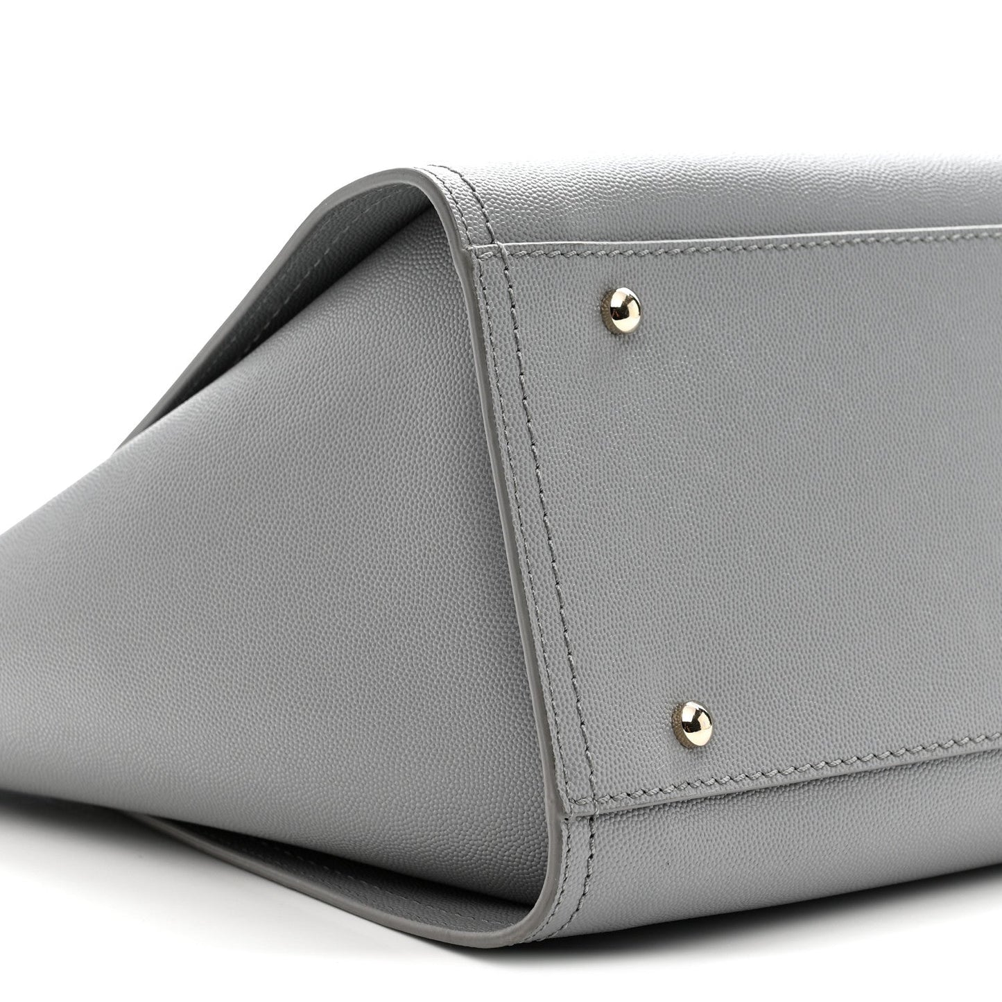 Caviar Studded Medium Deauville Tote Grey
