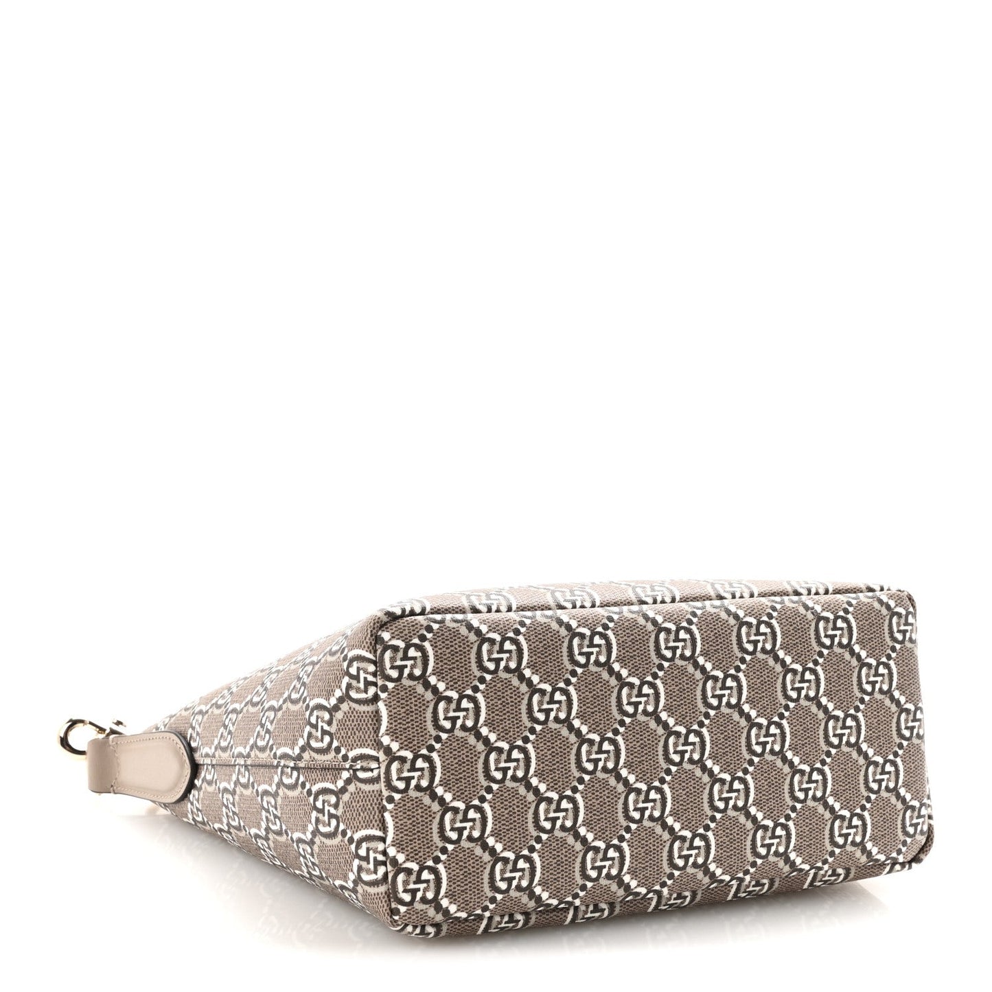 GG Shadow Monogram Super Mini Ophidia Shoulder Bag Taupe
