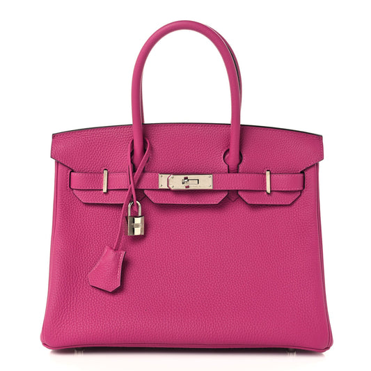 Togo Birkin 30 Rose Pourpre