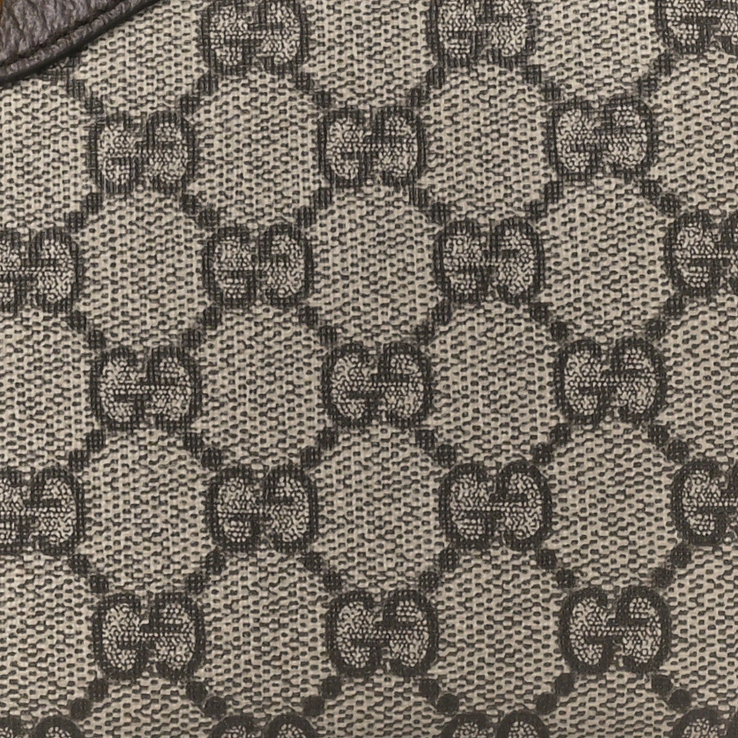 GG Supreme Monogram Textured Dollar Calfskin Web Small Ophidia GG Handbag Beige Ebony New Acero