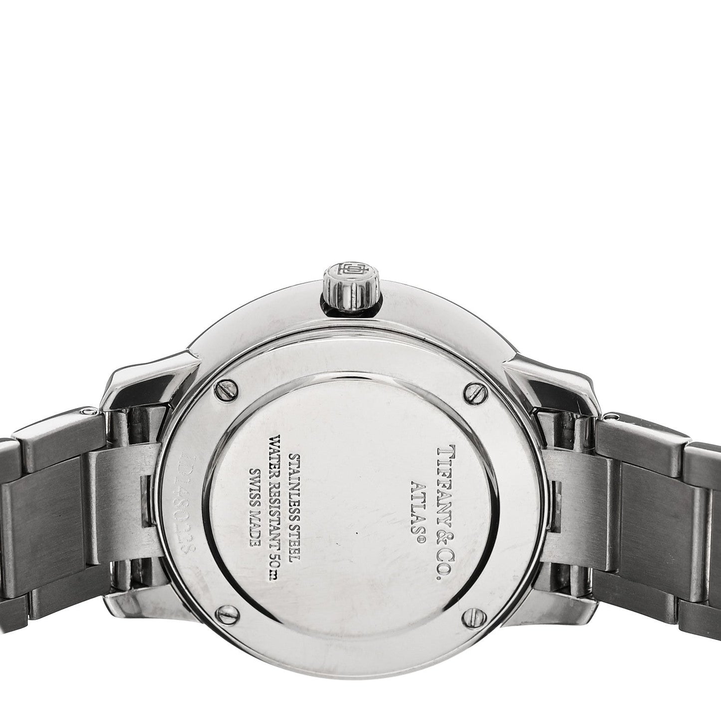 Stainless Steel Diamond Bezel 31mm Atlas 2-Hand Quartz Watch