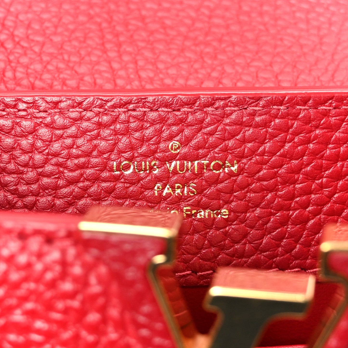 Taurillon Mini Capucines Scarlet