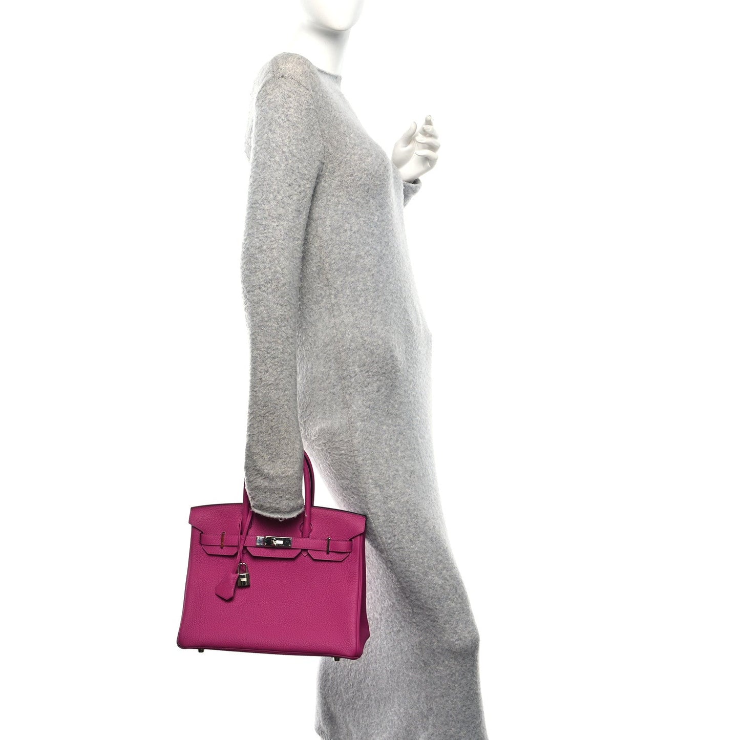 Togo Birkin 30 Rose Pourpre