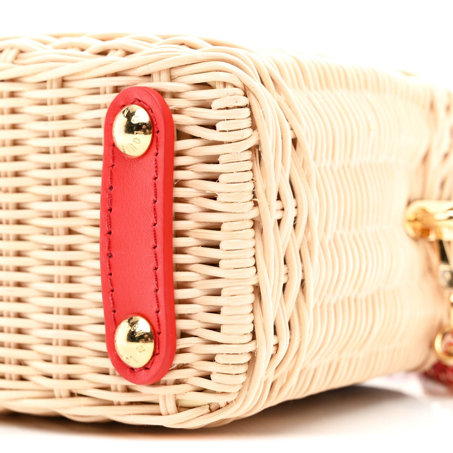 LV X TM Rattan Denim Calfskin Cerises Capucines Mini