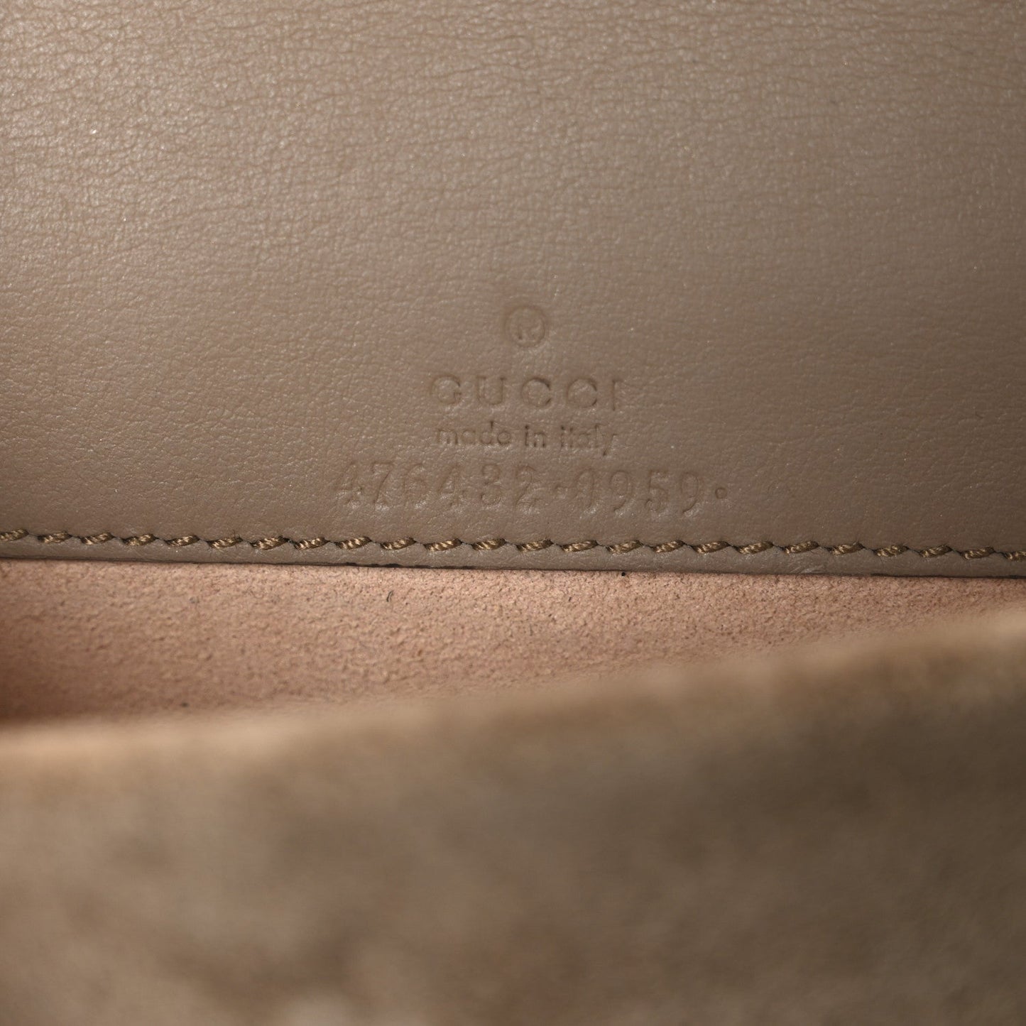 GG Supreme Monogram Super Mini Dionysus Shoulder Bag Taupe