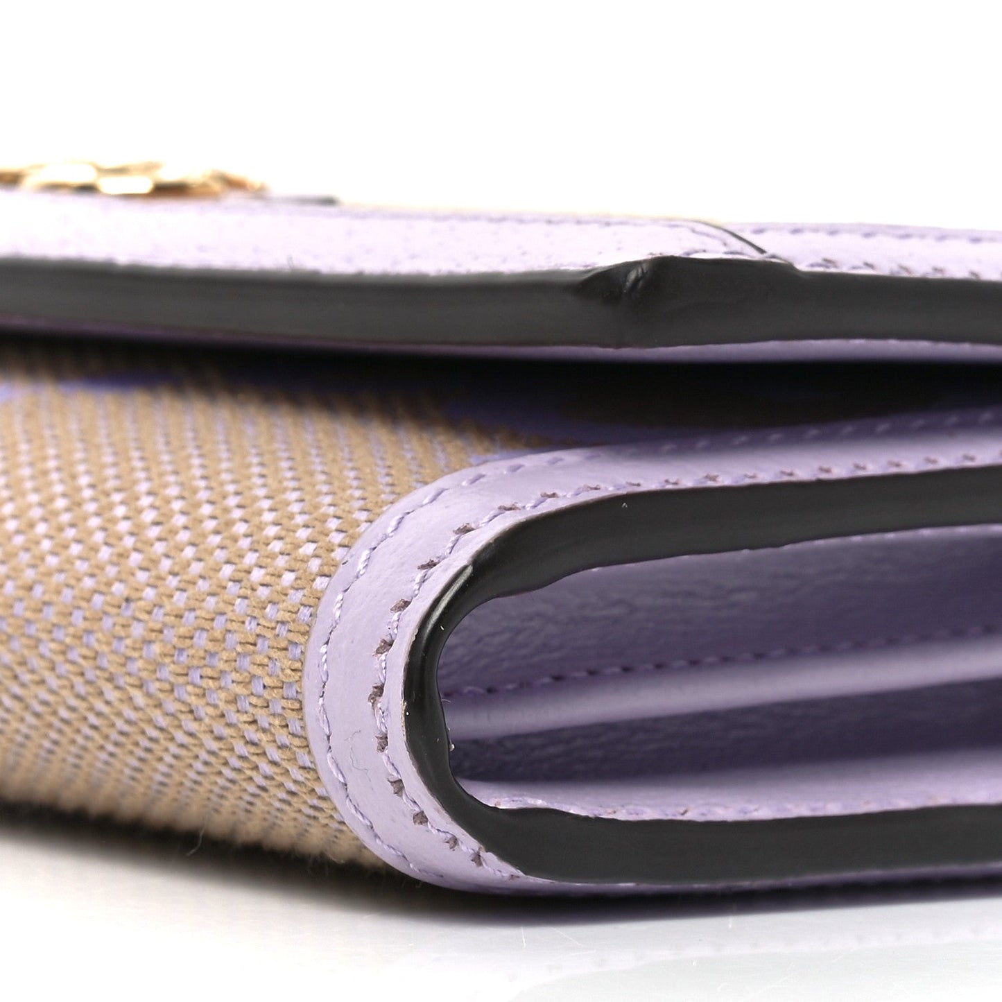 Monogram Jumbo GG Textured Dollar Calfskin Ophidia Continental Wallet On Chain Beige Lapis