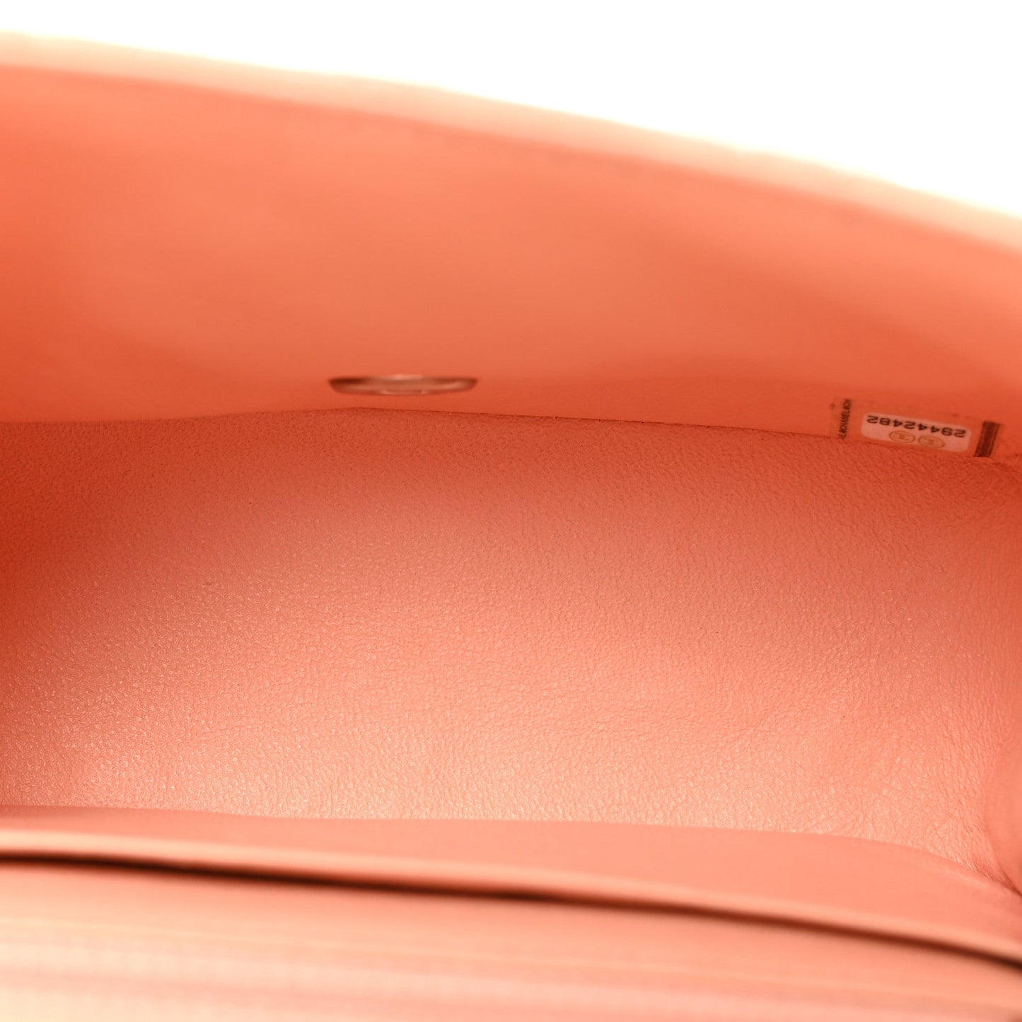 Lambskin Quilted Mini Square Flap Light Pink
