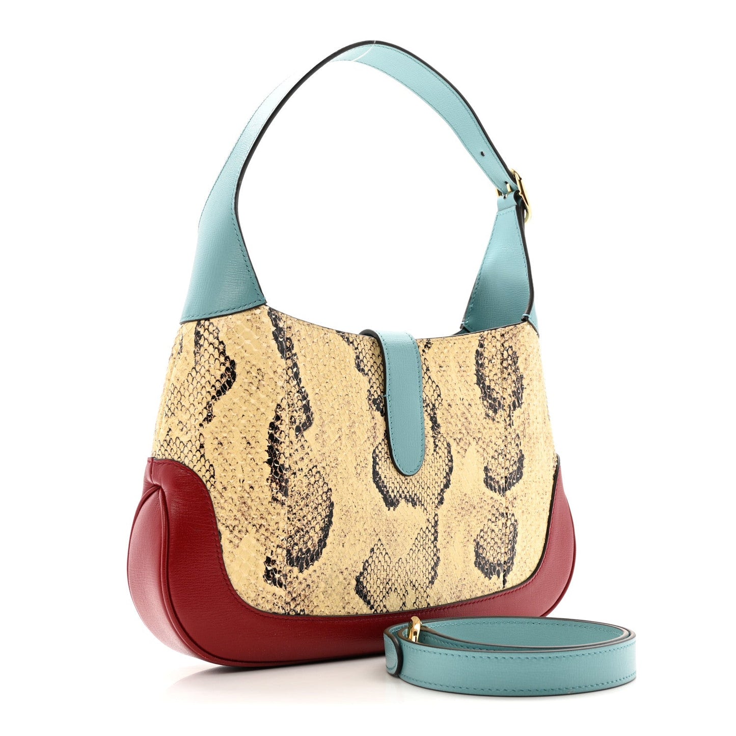 Snakeskin Calfskin Small Jackie 1961 Hobo Multicolor