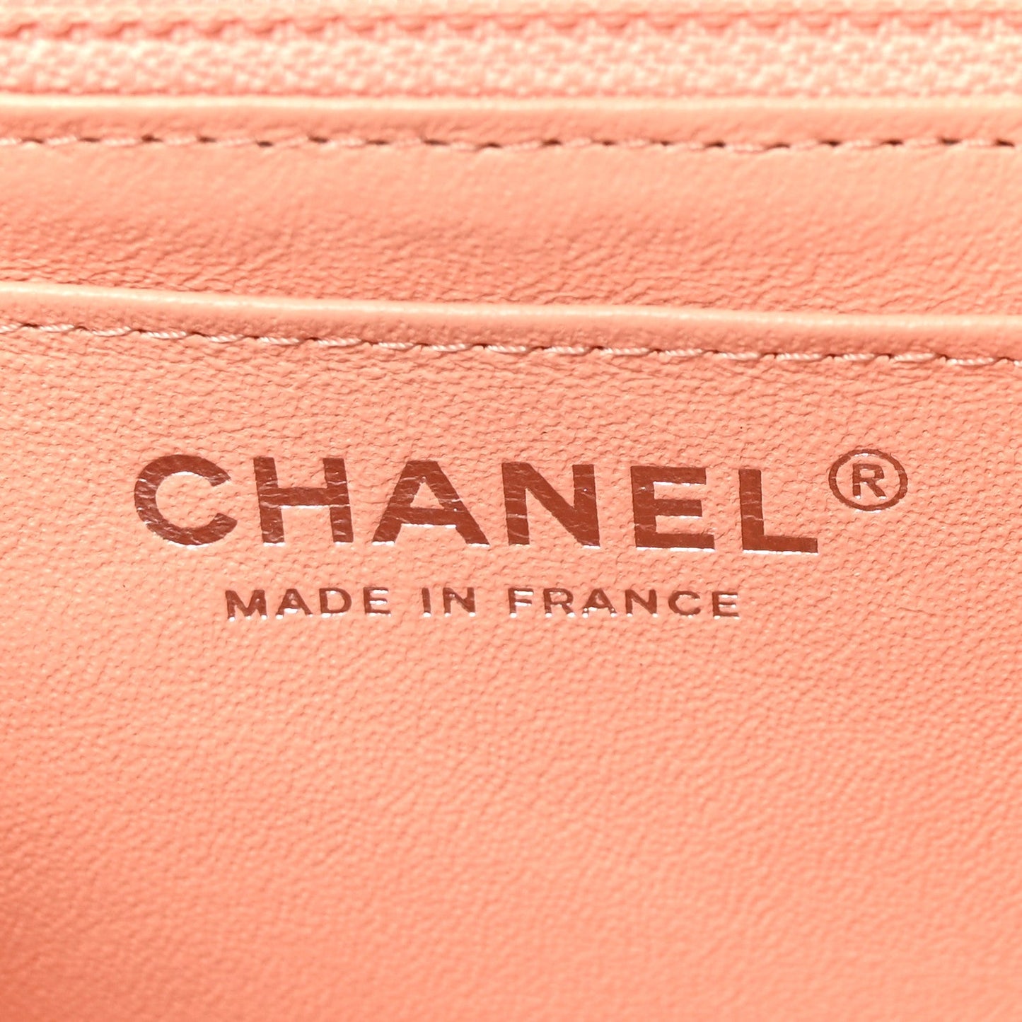Lambskin Quilted Mini Square Flap Light Pink
