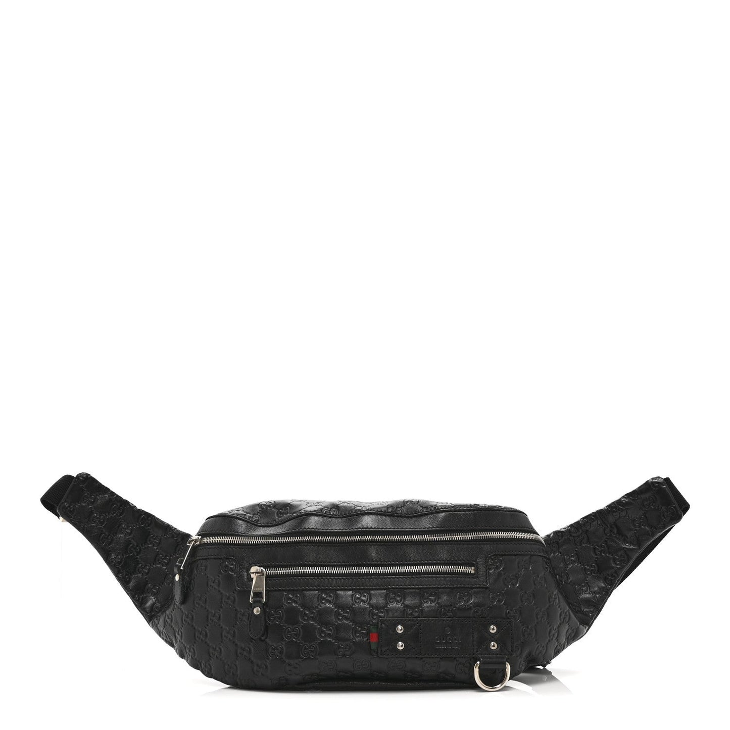 Guccissima Web Belt Bag Black