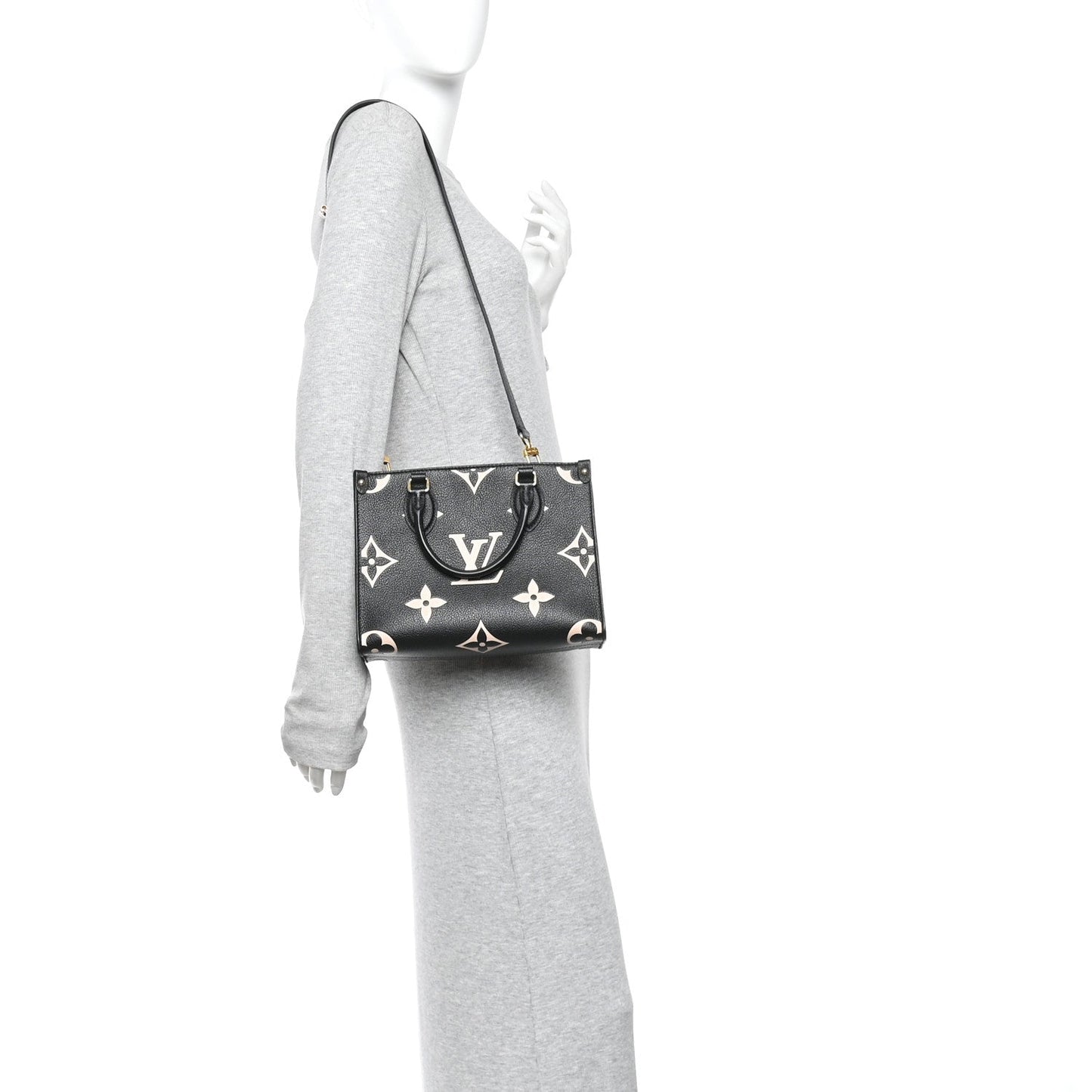 Empreinte Monogram Giant Onthego PM Black Beige