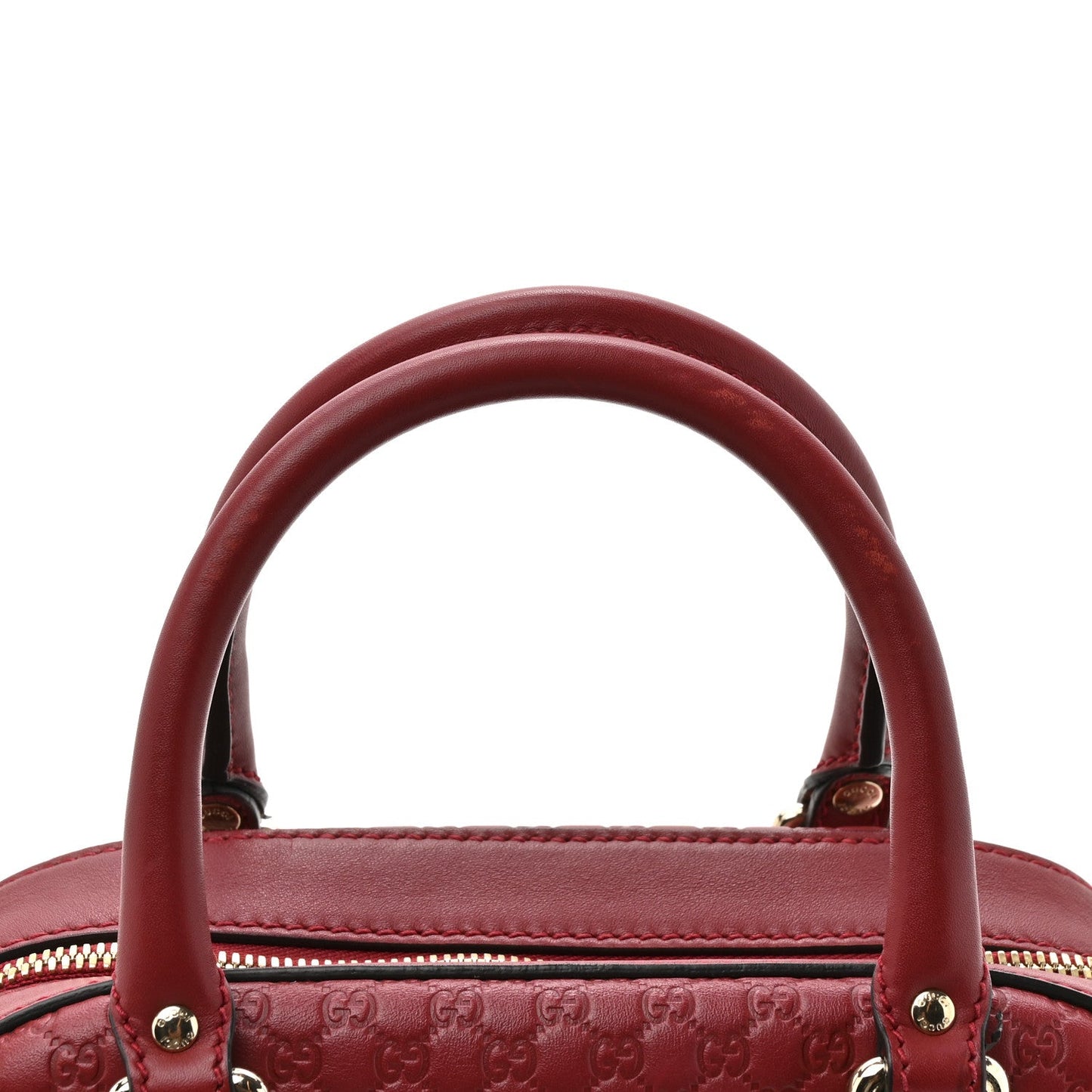 Soft Microguccissima Small Crossbody Bag Rosso