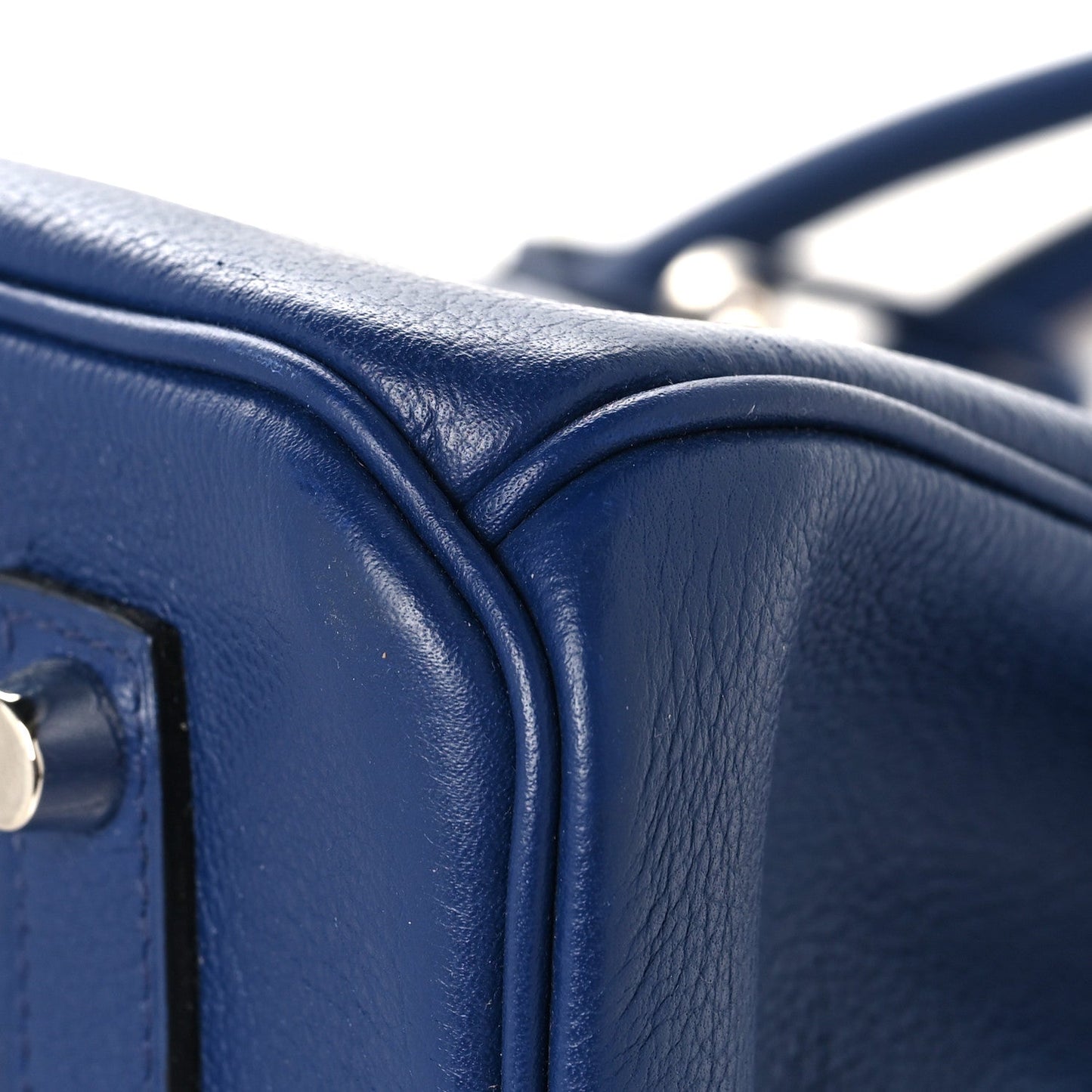 Taurillon Novillo Sea Surf Birkin 35 Bleu Saphir