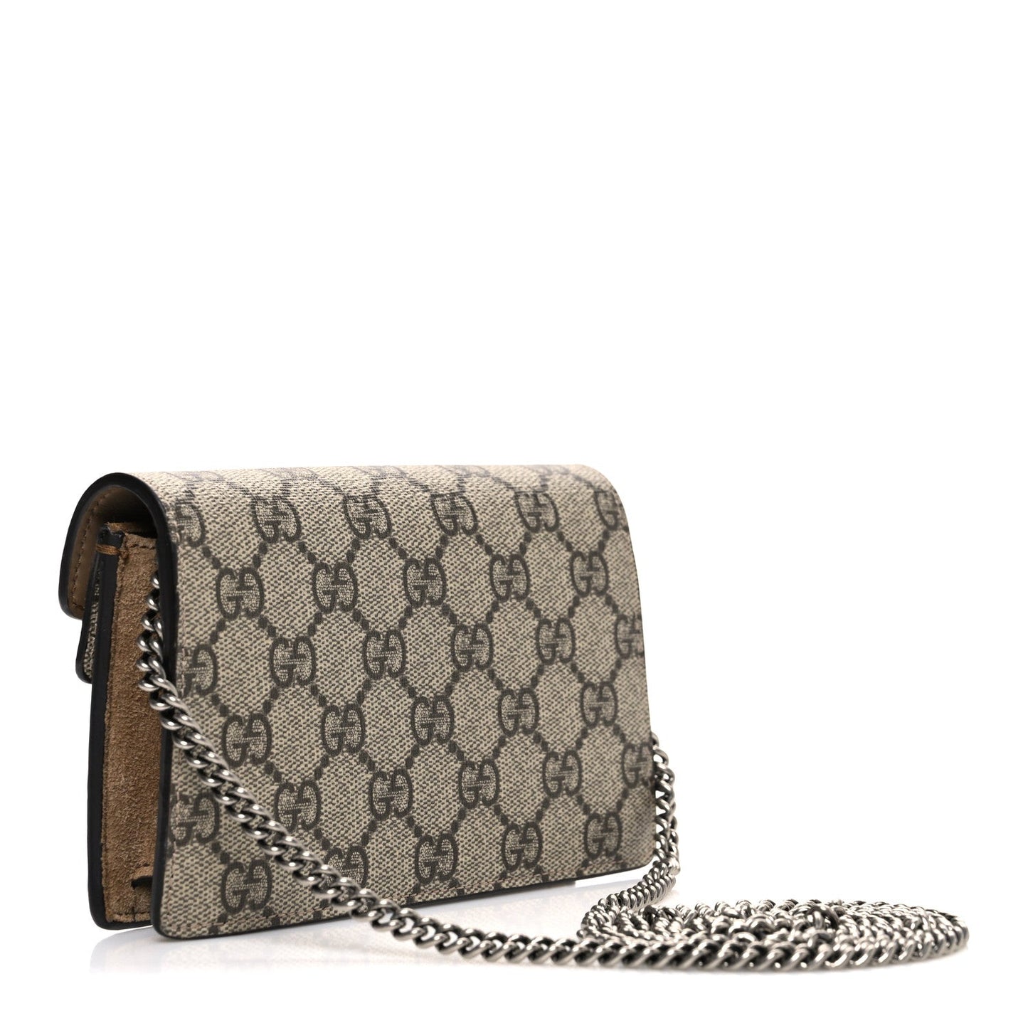 GG Supreme Monogram Super Mini Dionysus Shoulder Bag Taupe