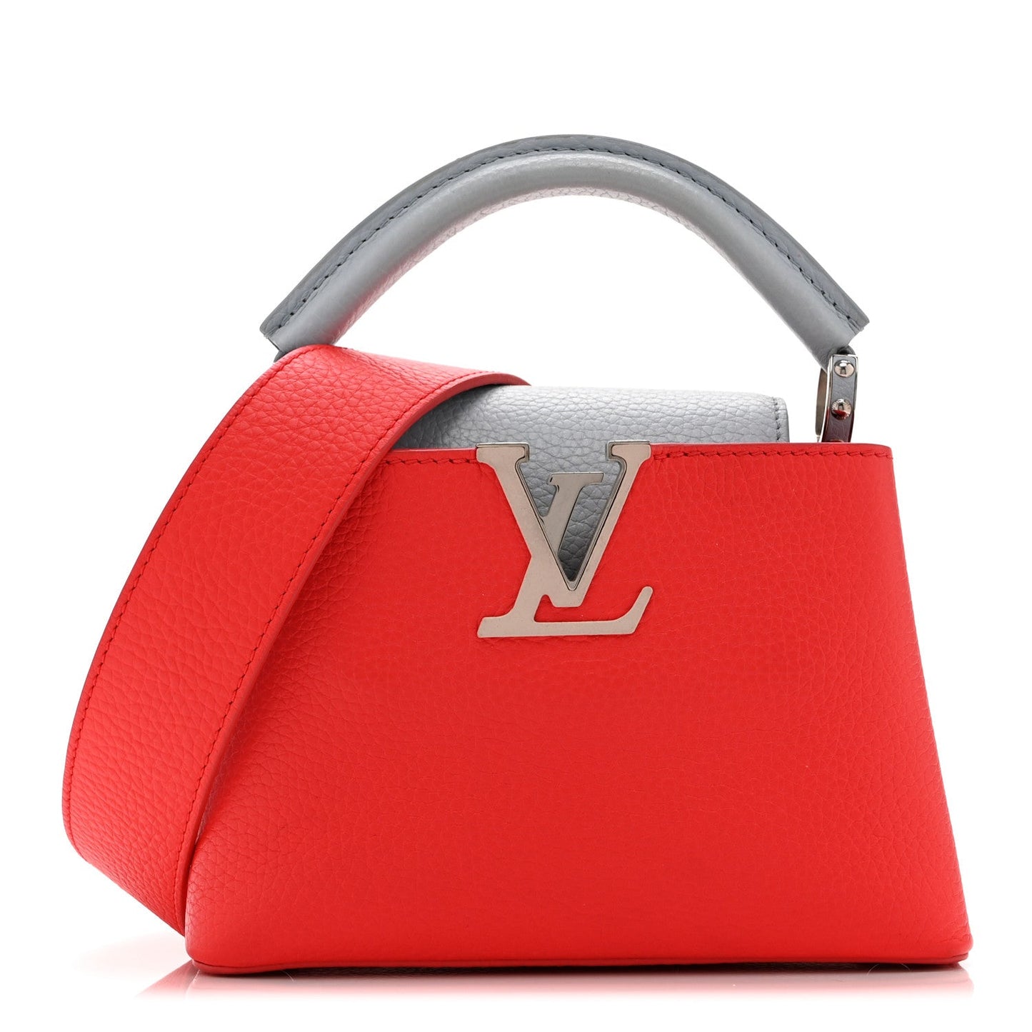 Taurillon Capucines Mini Coral Olympe Blue