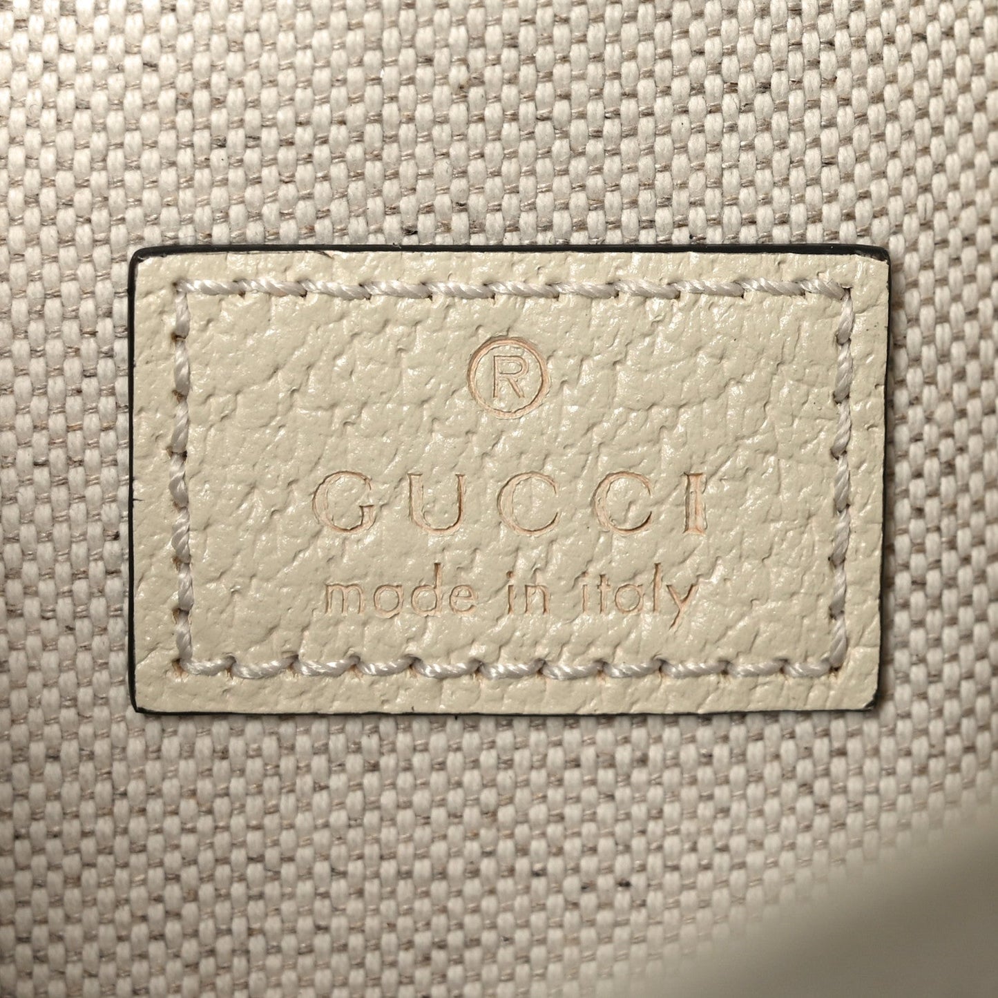 GG Supreme Monogram Web Small Ophidia Belt Bag 85 34 Beige Ebony White