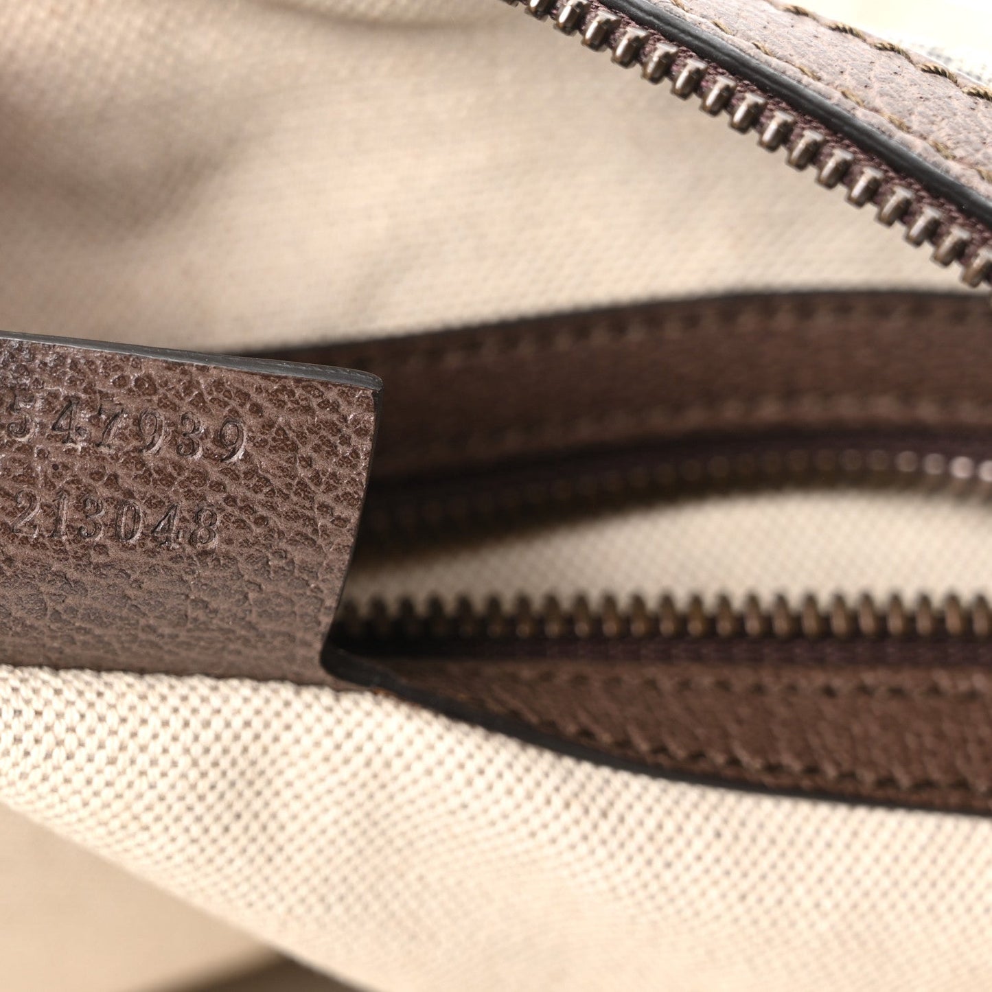 GG Supreme Monogram Web Ophidia Half Moon Hobo Brown