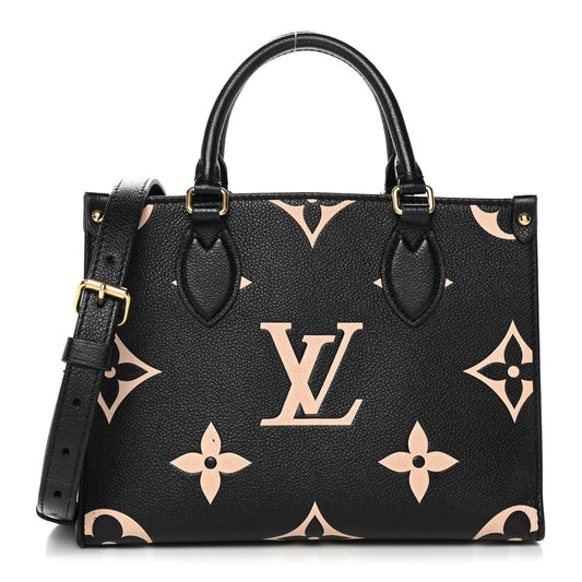 Empreinte Monogram Giant Onthego PM Black Beige