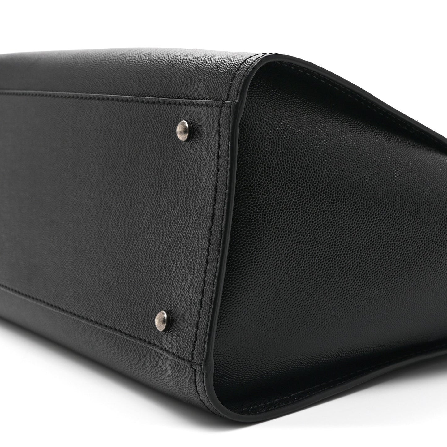 Caviar Small Studded Deauville Tote Black