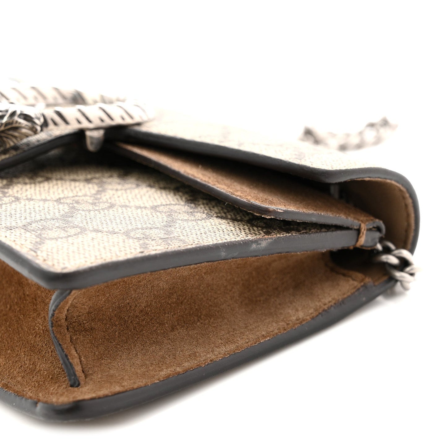 GG Supreme Monogram Super Mini Dionysus Shoulder Bag Taupe