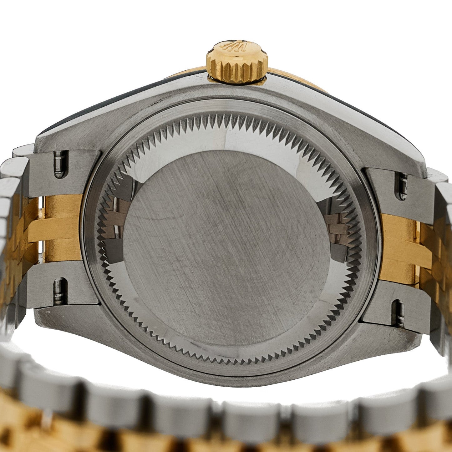 Stainless Steel 18K Yellow Gold Diamond 28mm Oyster Perpetual Datejust Watch Silver 279173