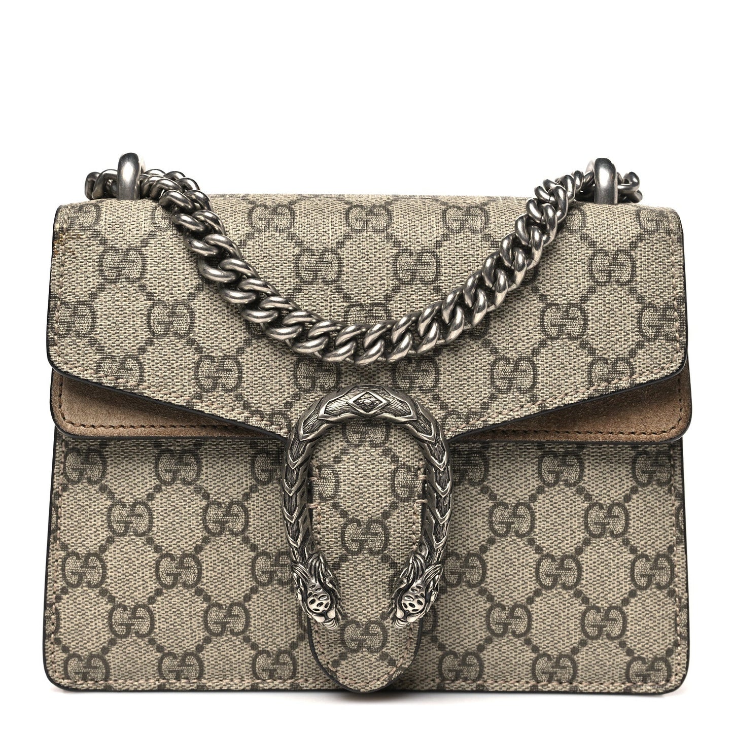 GG Supreme Monogram Mini Dionysus Shoulder Bag Taupe