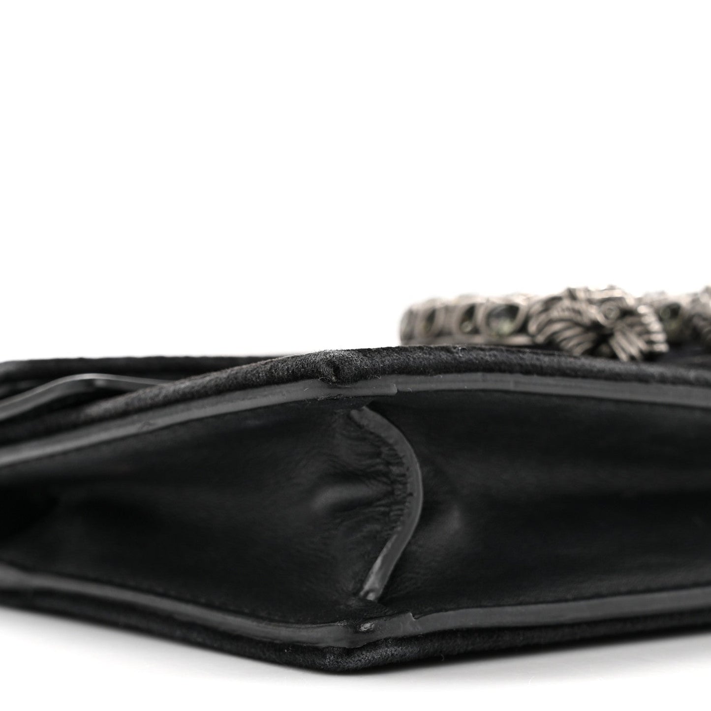 Velvet Super Mini Dionysus Shoulder Bag Black