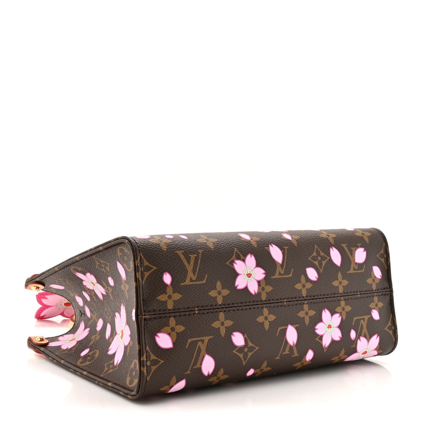 LV X TM Monogram Cherry Blossom Onthego PM Sakura Brown
