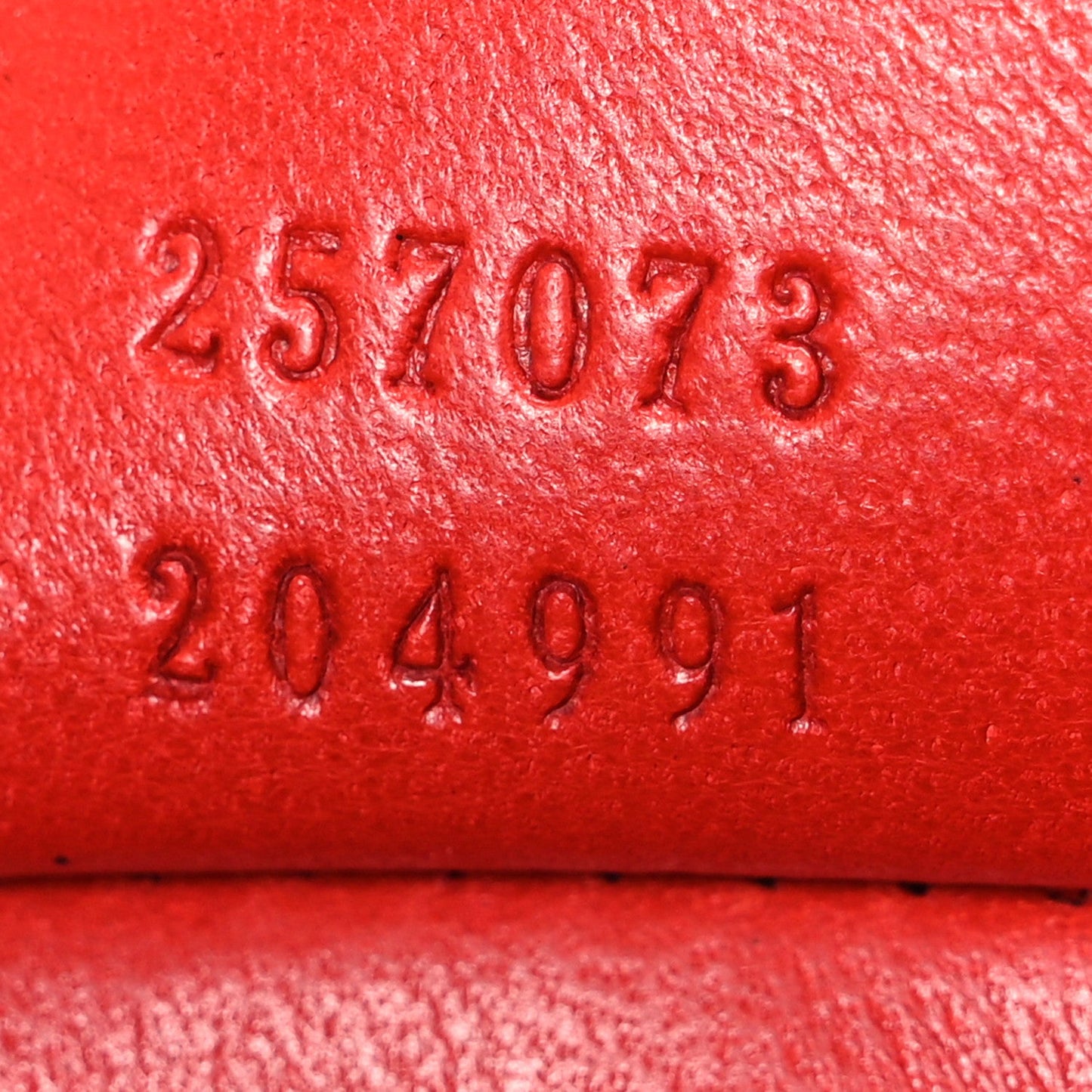 Patent Microguccissima Small Broadway Clutch Red