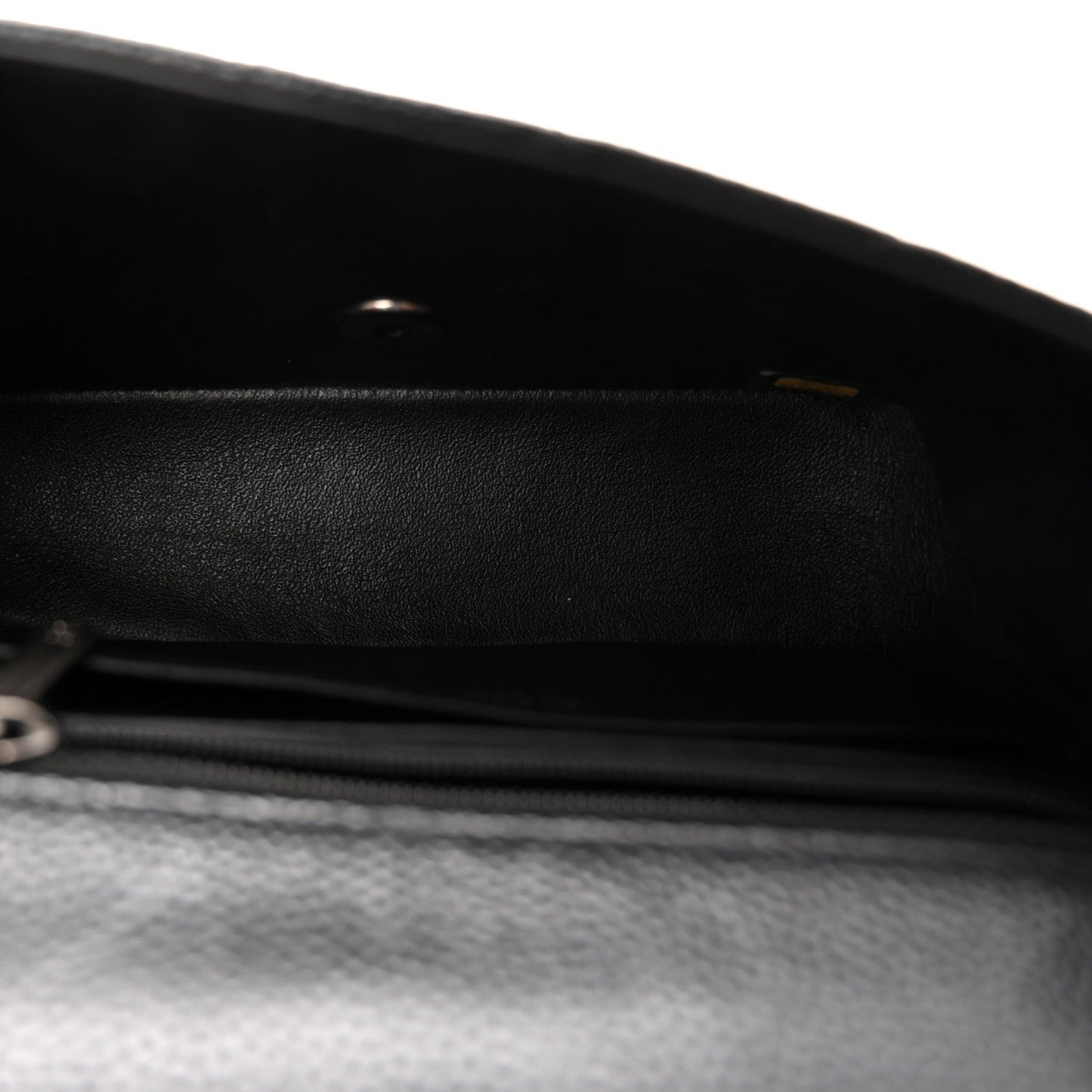 Caviar Quilted Mini Rectangular Flap Black