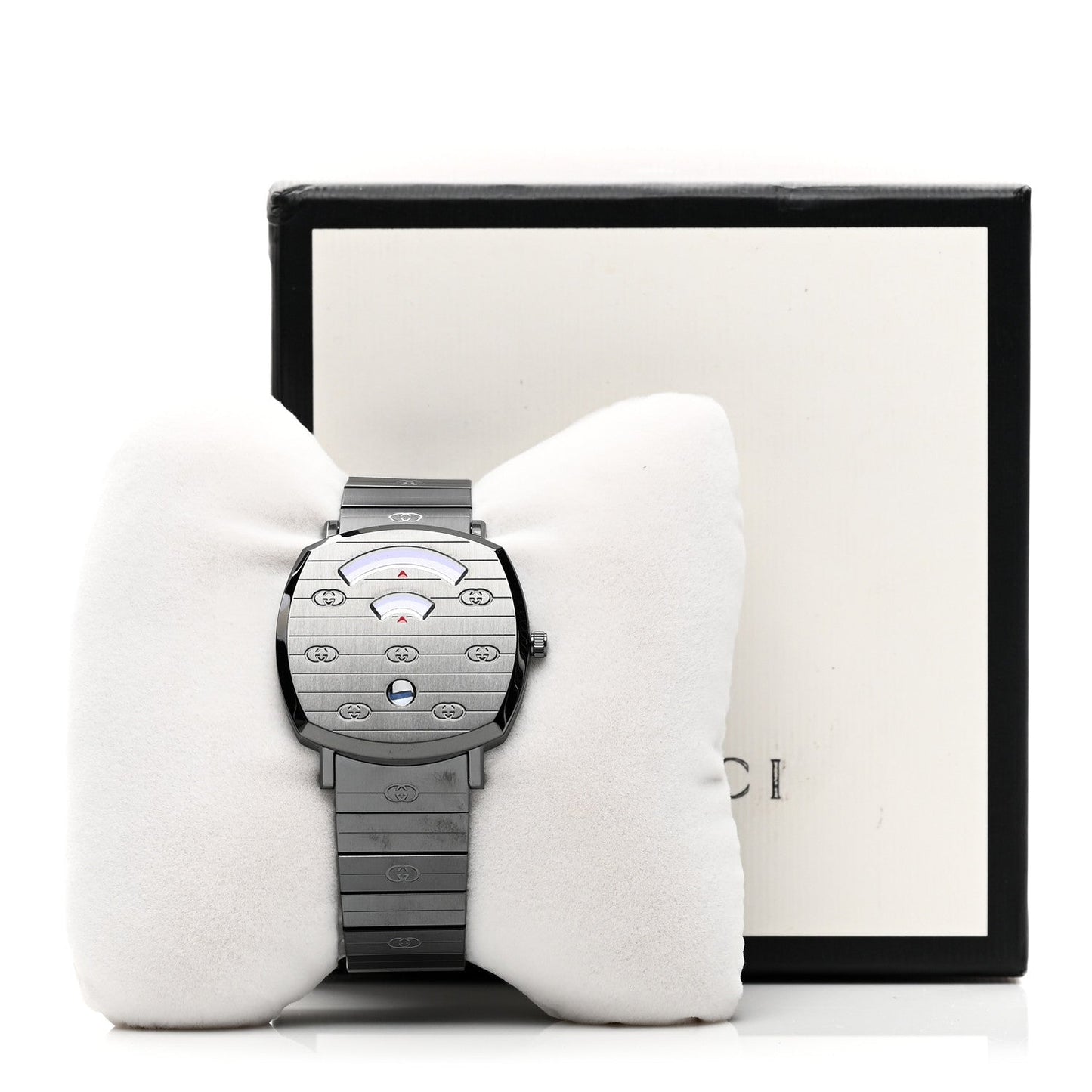 PVD Stainless Steel 38mm Grip Quartz Watch Black