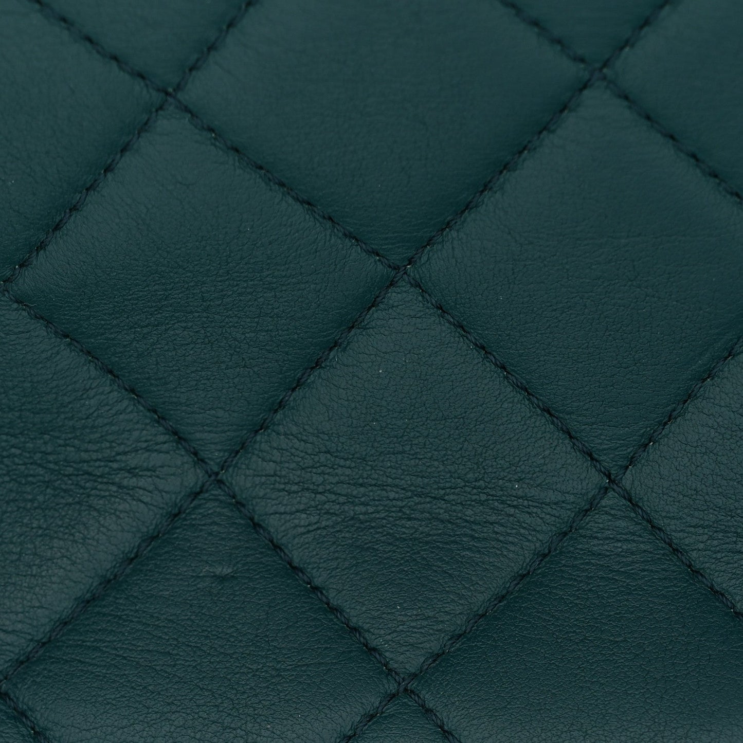Lambskin Quilted Mini Rectangular Flap Dark Blue