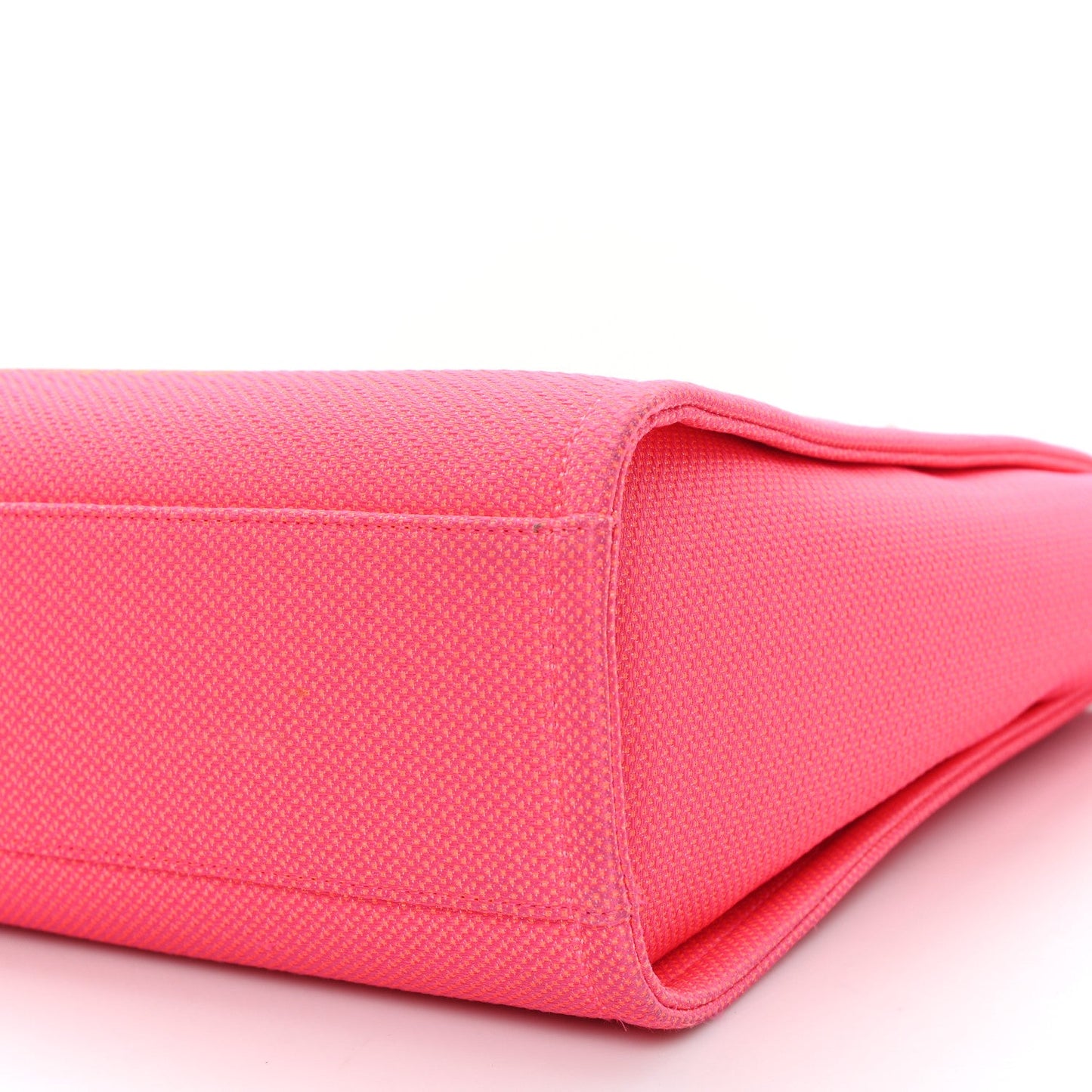 Canvas Mini Deauville Tote Pink Orange