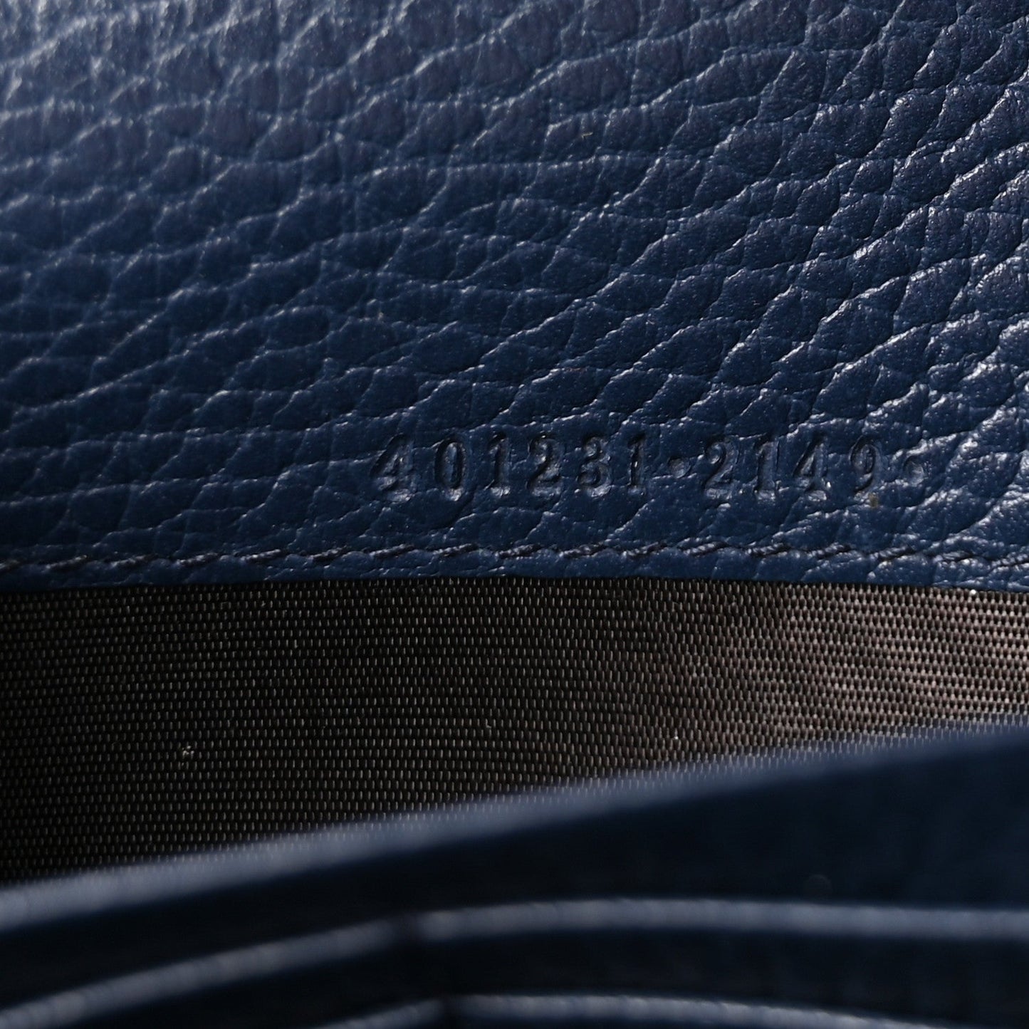 Dollar Calfskin Crystal Mini Dionysus Chain Wallet Blue Agata Black Diamond