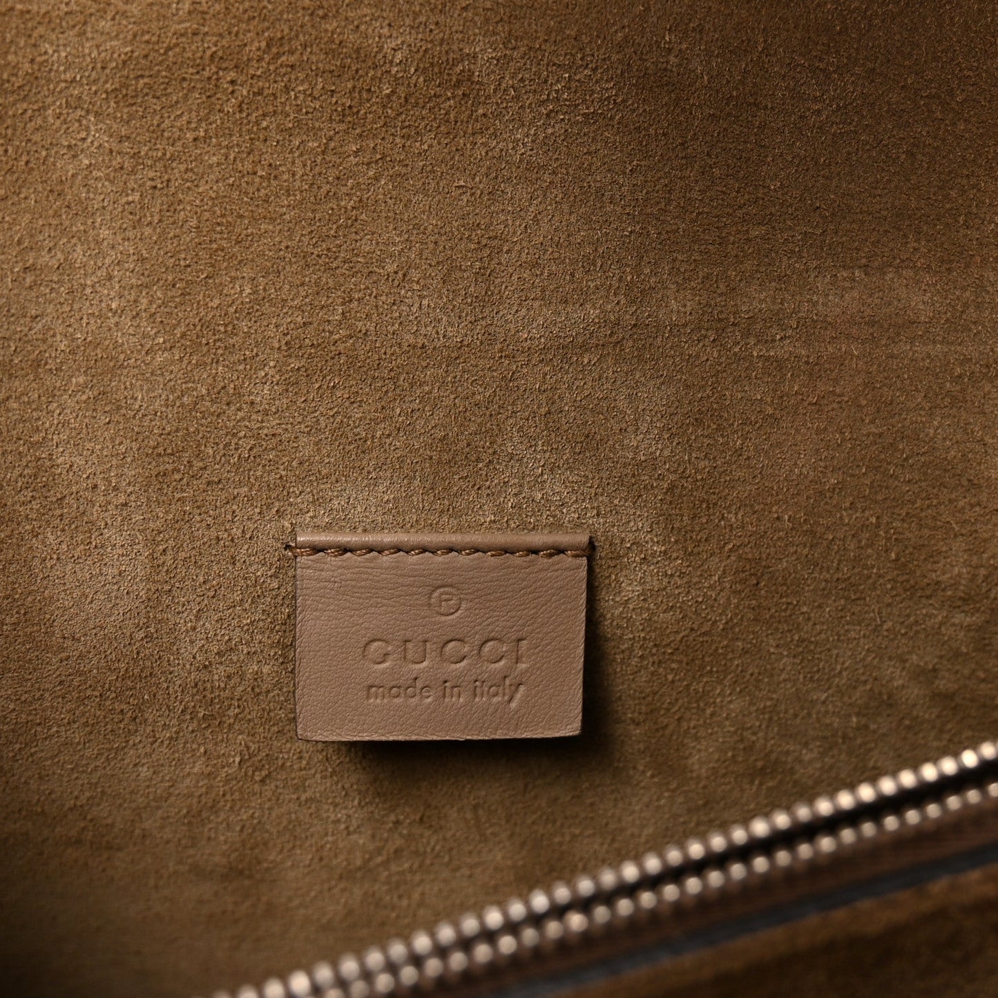 GG Supreme Monogram Medium Dionysus Shoulder Bag Taupe
