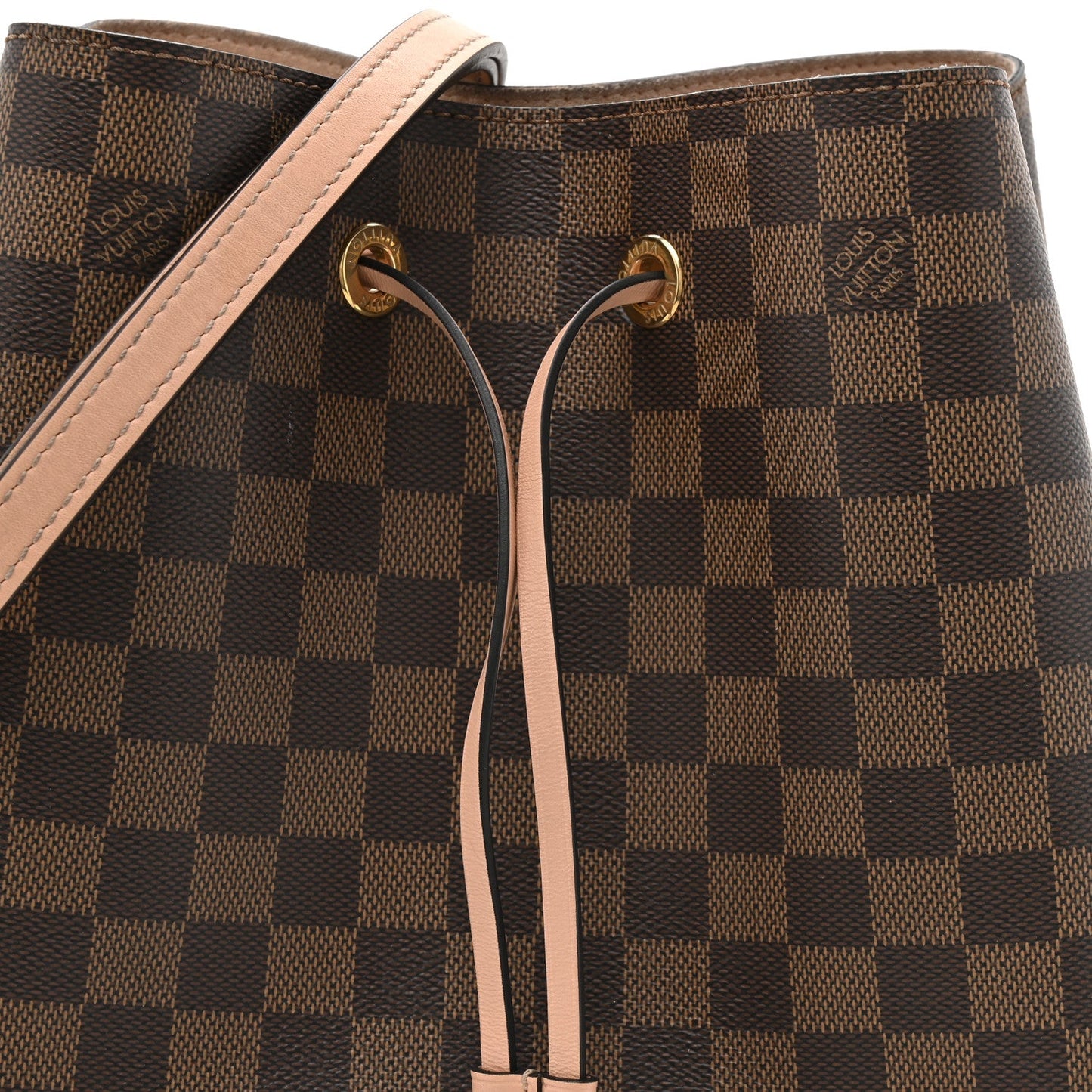 Damier Ebene Neonoe MM Venus Pink