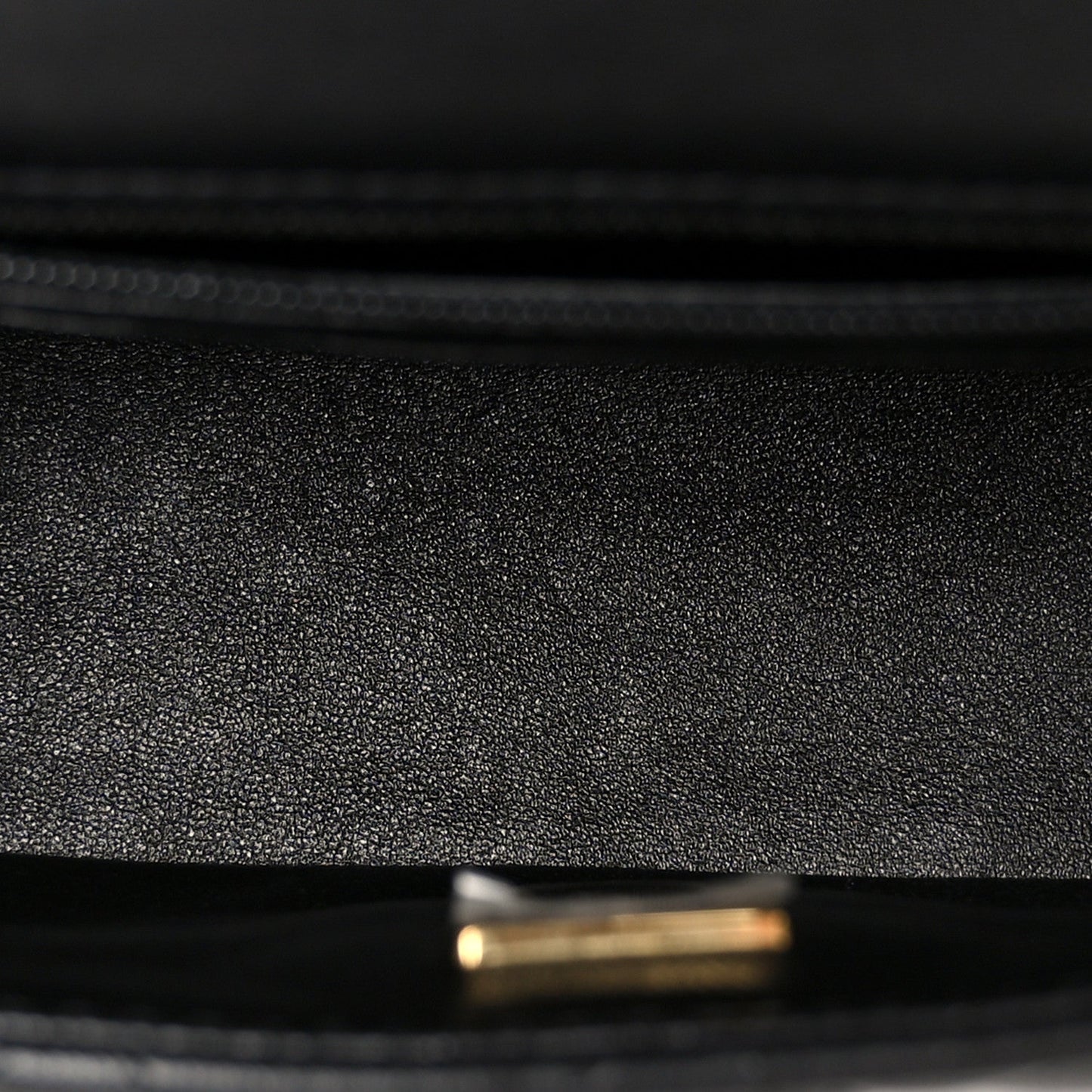 Lambskin Quilted Mini Square Flap Black