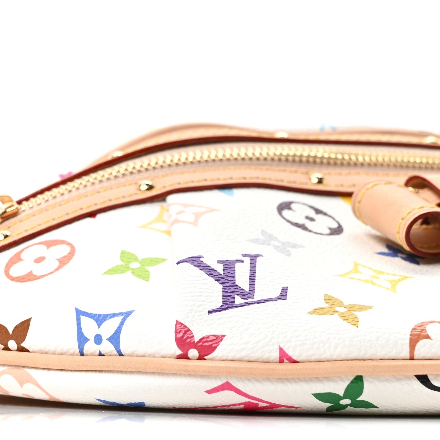 LV X TM Monogram Multicolor High Rise Bumbag White